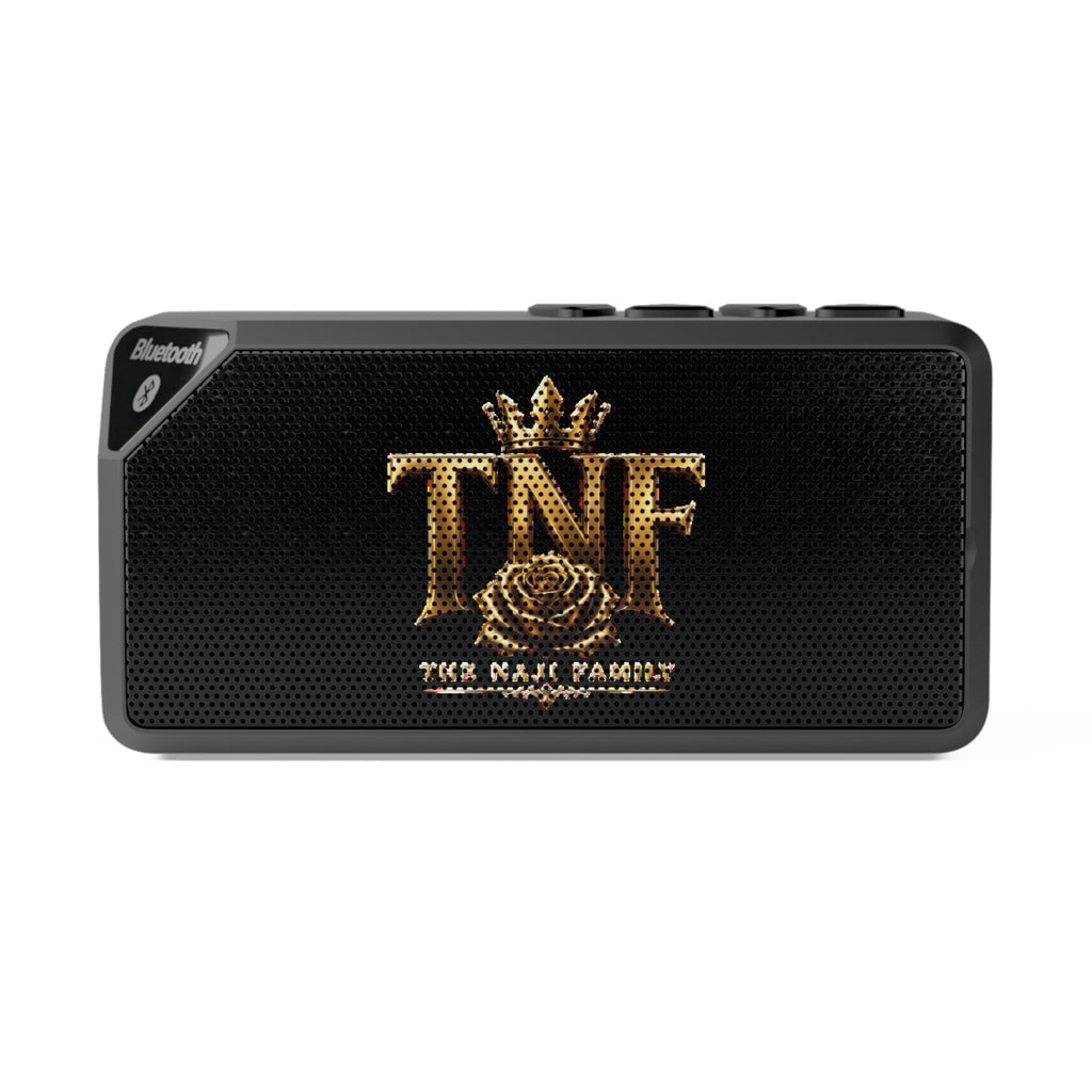 Bluetooth Speaker — Gold Crown TNF Logo Portable Wireless Speaker