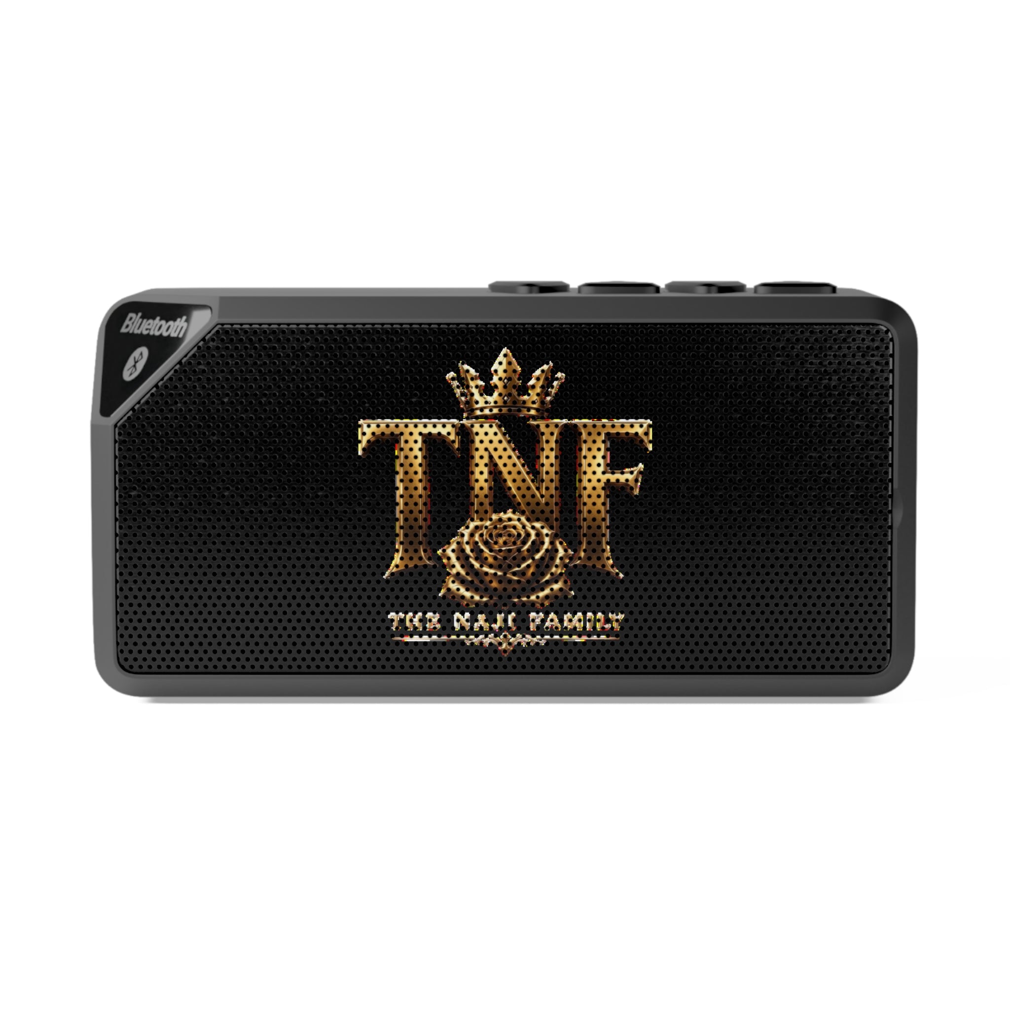 Bluetooth Speaker — Gold Crown TNF Logo Portable Wireless Speaker