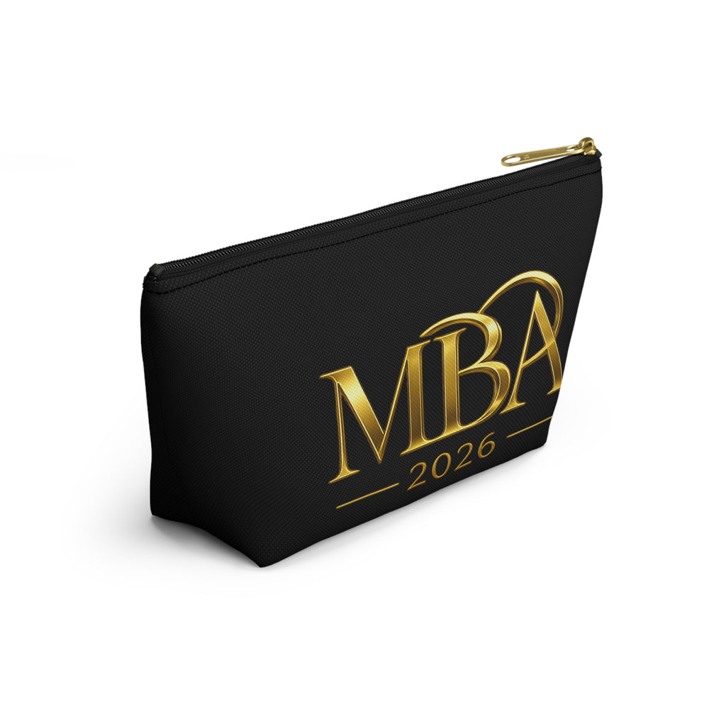 MBA 2026 Gold Logo Accessory Pouch