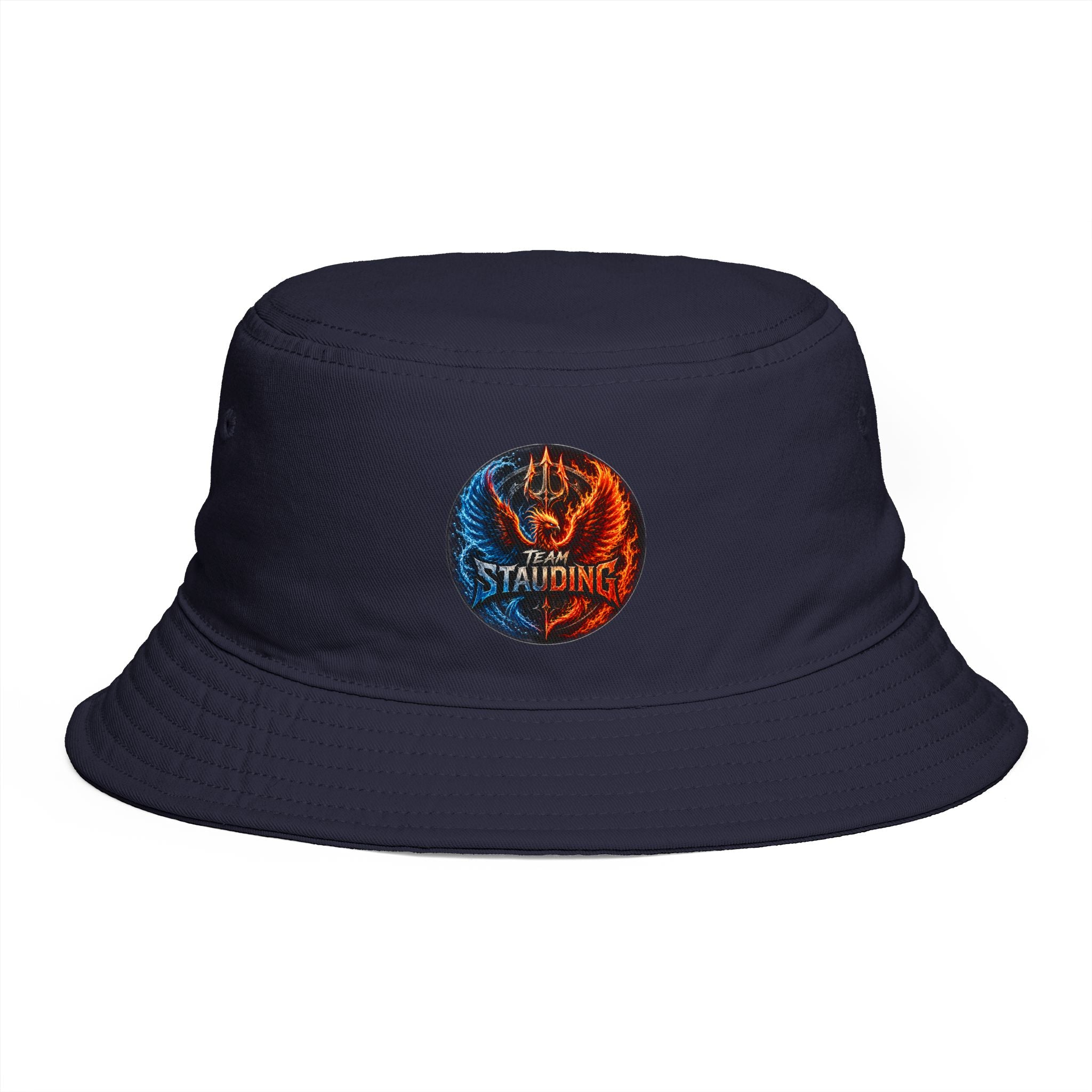 Next Level Creation Agency Brown Bucket Hat — Logo Embroidered Streetwear