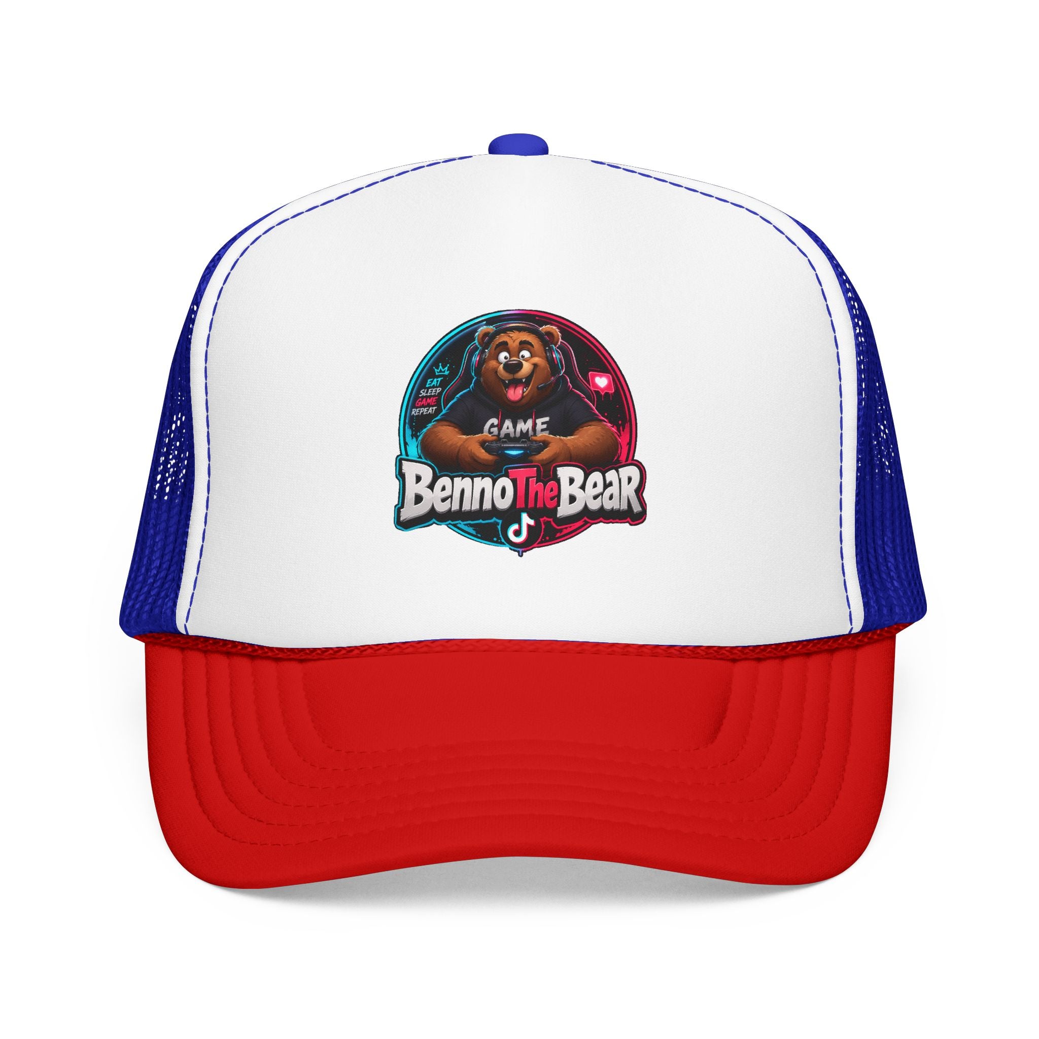 Trucker Hat — 'Benno the Bear' Gaming Logo Foam Cap