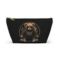Teddy Bear Accessory Pouch - 'Pas På Snipe' Graphic Cosmetic Bag