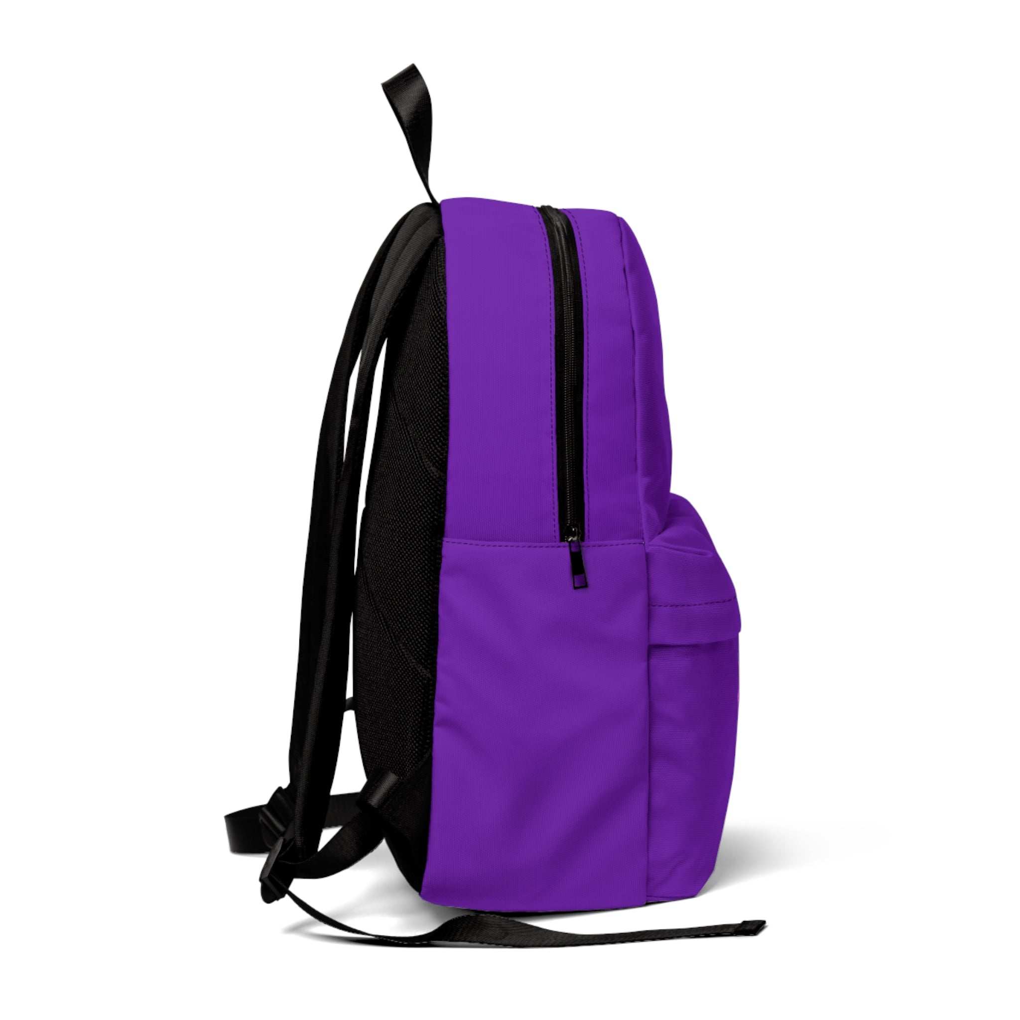 Next Level Backpack — Purple Logo Daypack for Creators