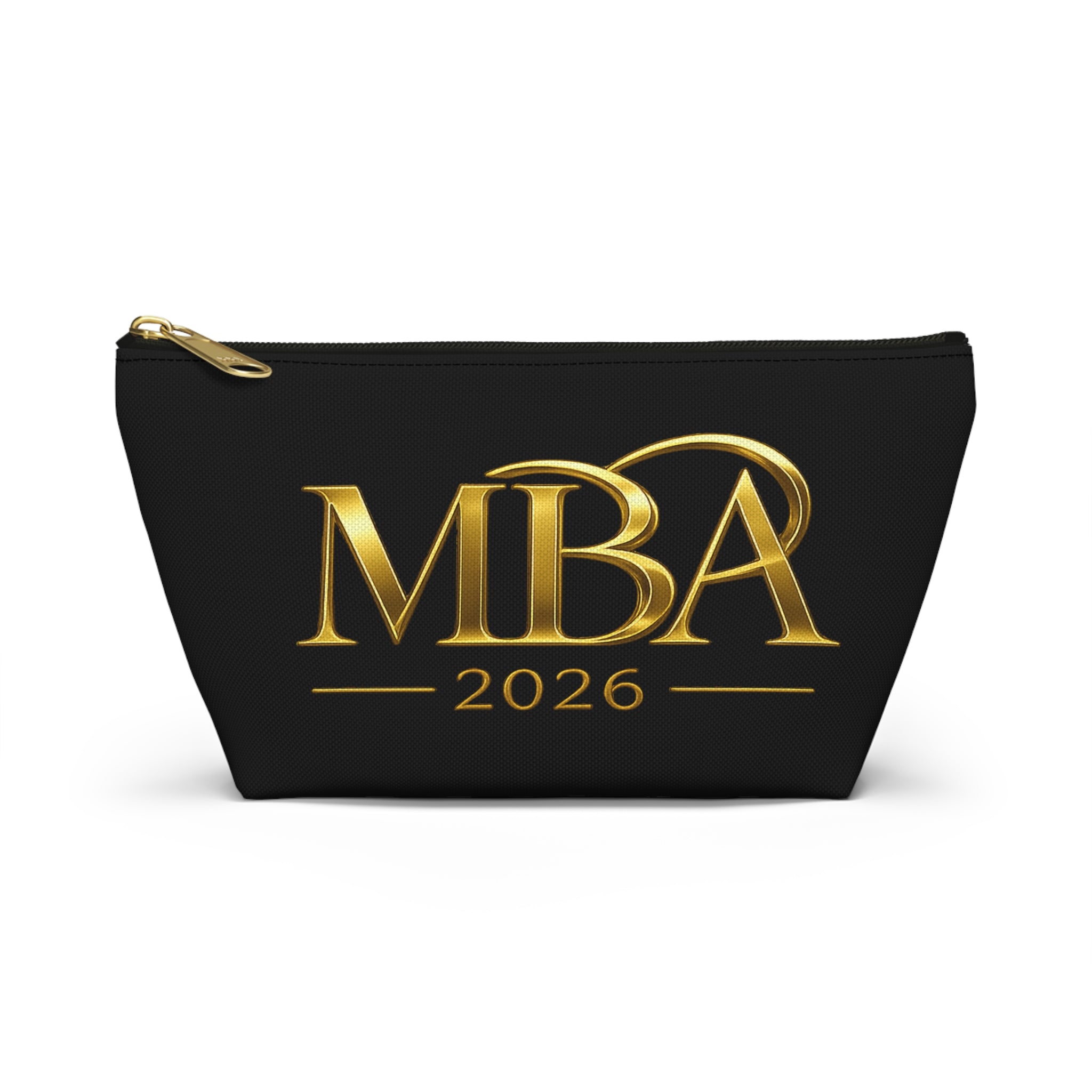 MBA 2026 Gold Logo Accessory Pouch