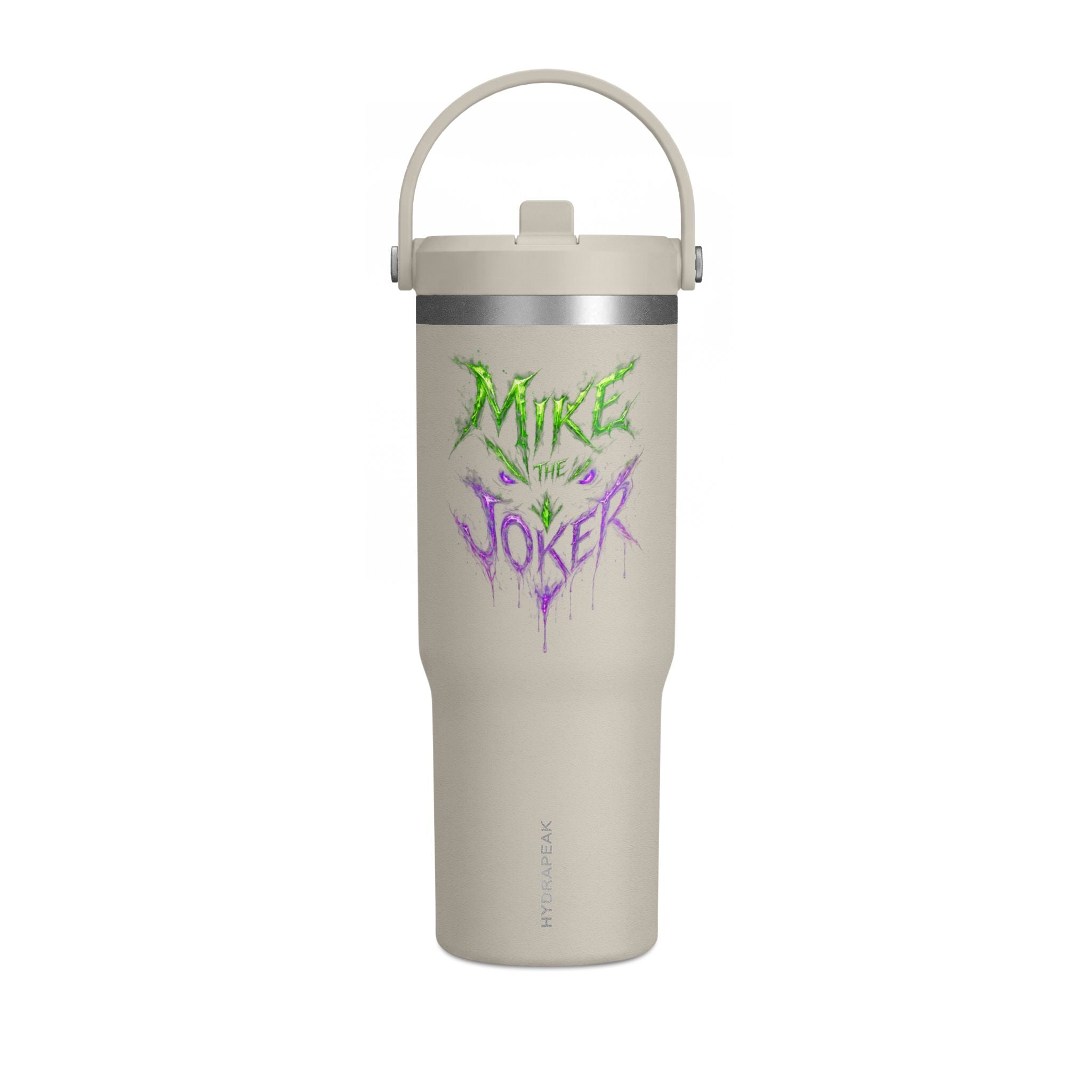 Tumbler — "Mike the Joker" Neon Graffiti 32oz Insulated Travel Mug