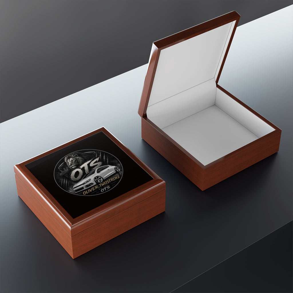 Custom OTS Lion Car Jewelry Box — Personalized Oliver Twostroke Keepsake