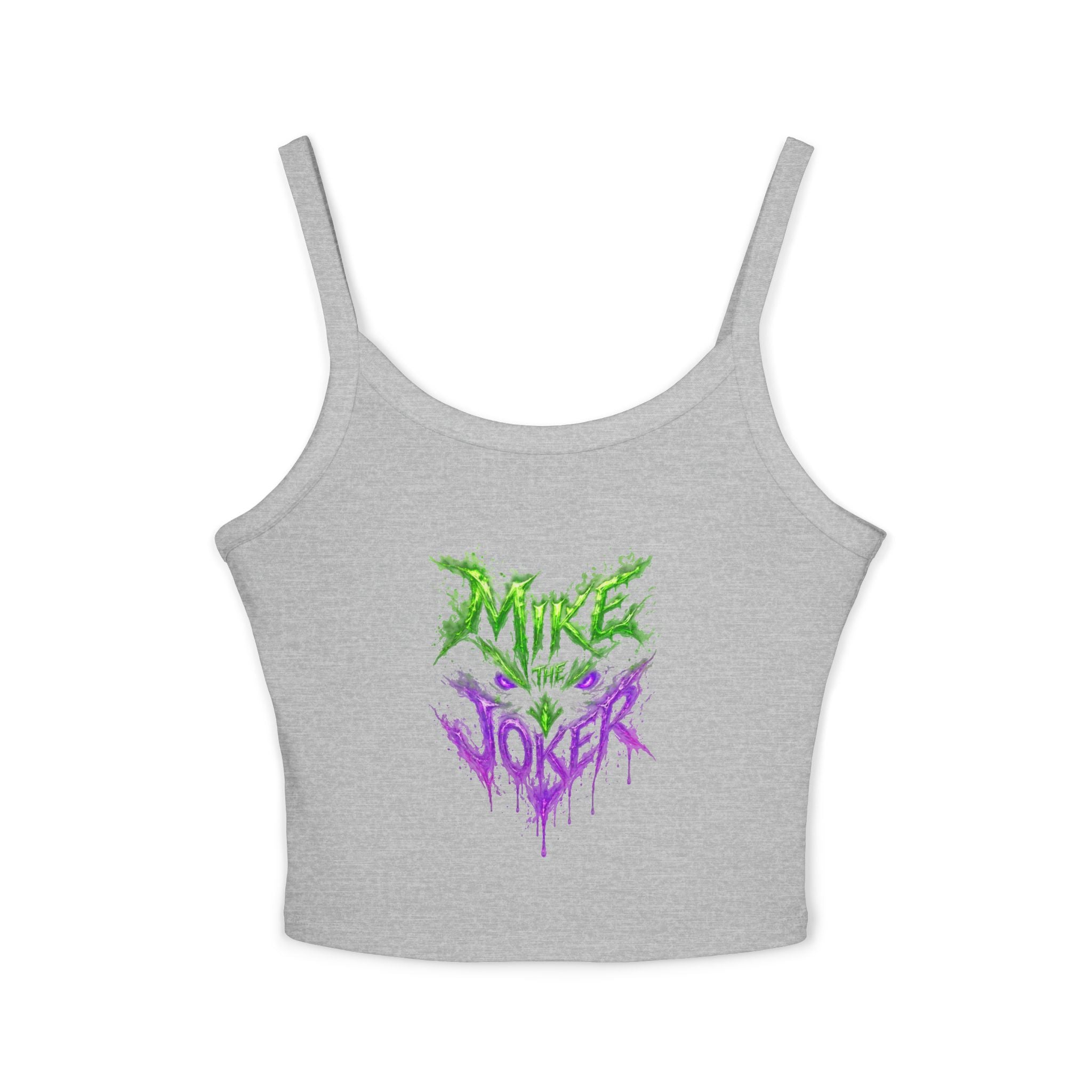 Tank Top — 'Pure Joker' Graffiti Drip Crop Tank