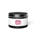 Floral Pink 'Hello' Tin Candle – Scented Decorative Travel Candle