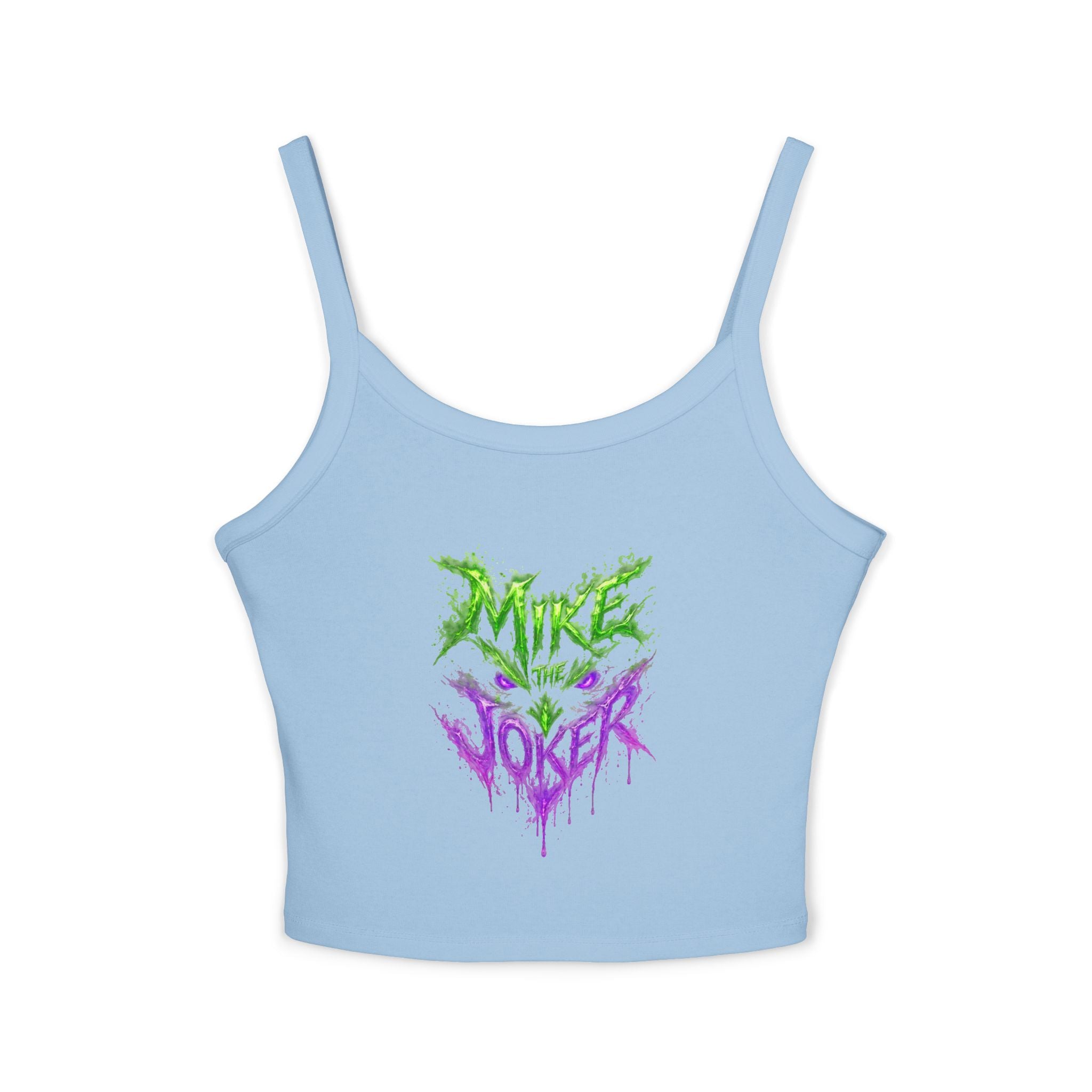 Tank Top — 'Pure Joker' Graffiti Drip Crop Tank