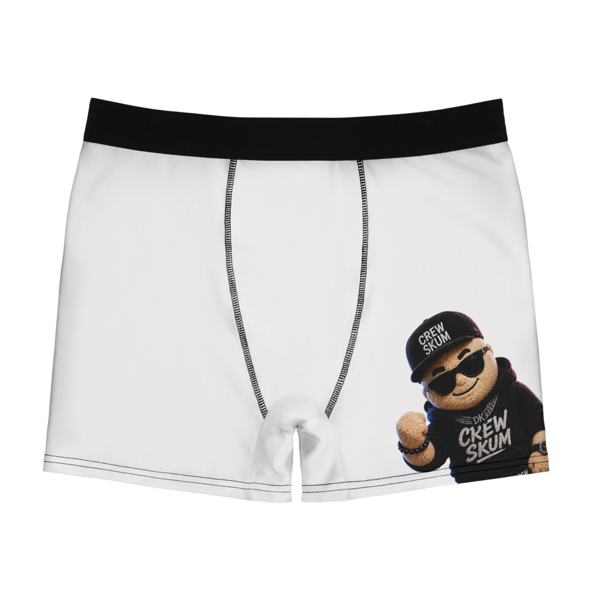 Bad Ass Boxer Briefs — Crew Skum Mascot & #openfordaddy’s Susses Graphic