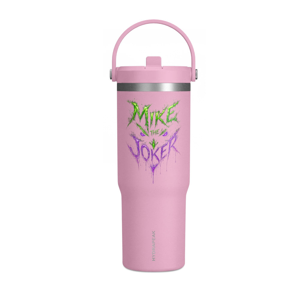 Tumbler — "Mike the Joker" Neon Graffiti 32oz Insulated Travel Mug