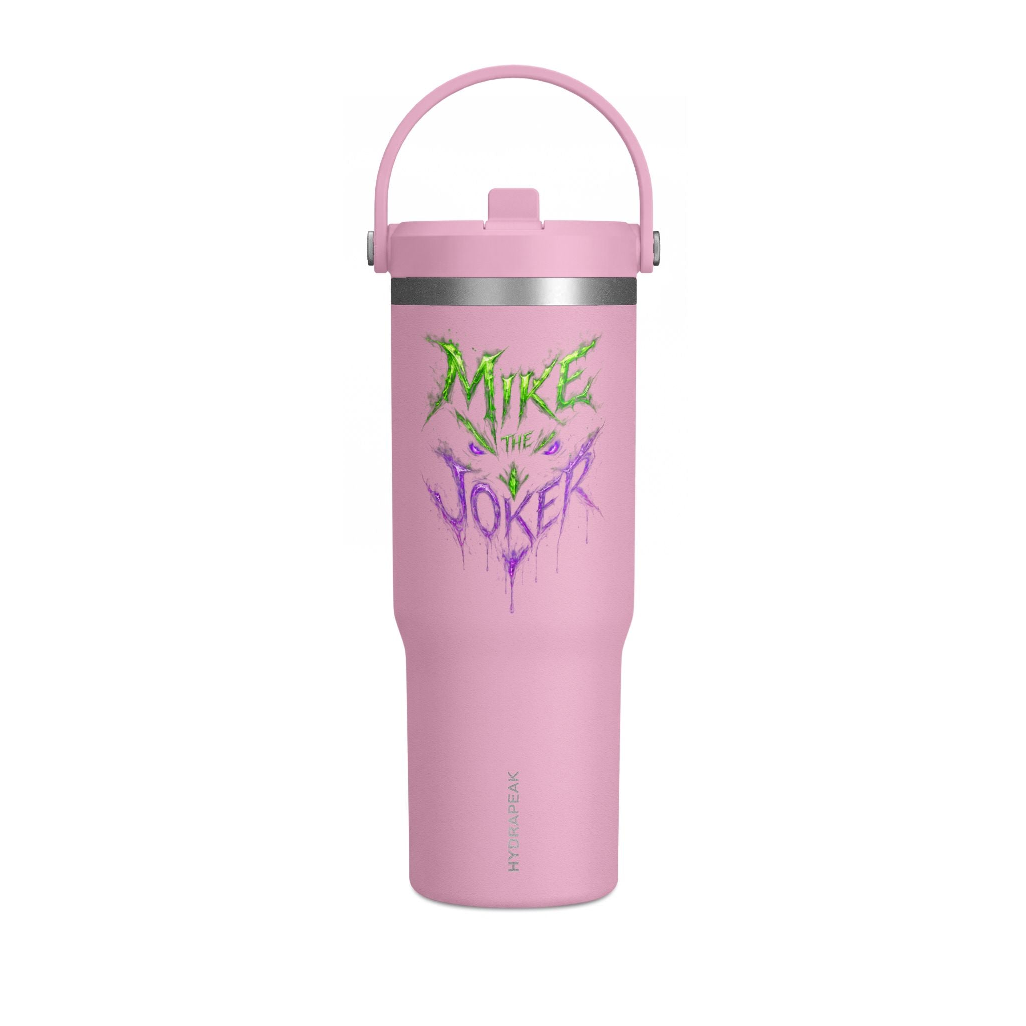 Tumbler — "Mike the Joker" Neon Graffiti 32oz Insulated Travel Mug