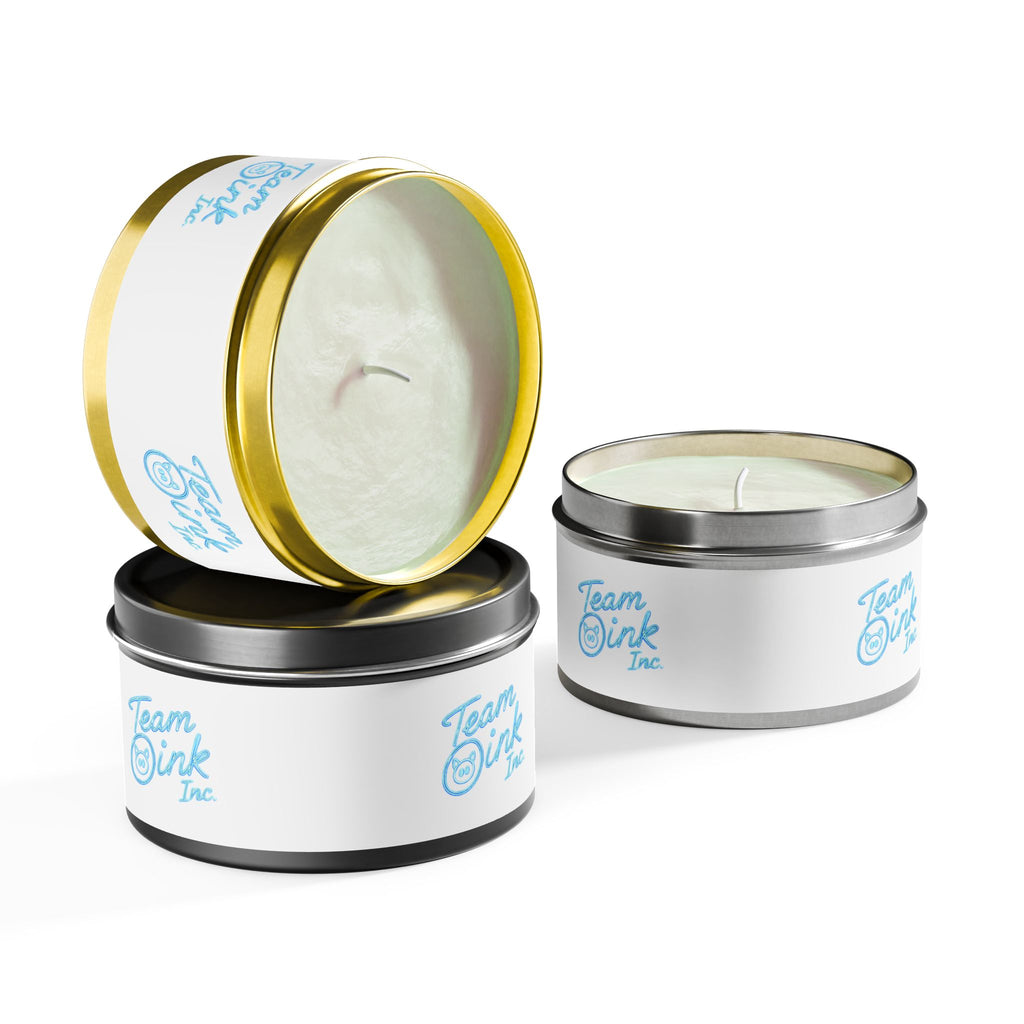 Team Oink Tin Candle — Scented Travel Candle in Portable Tin