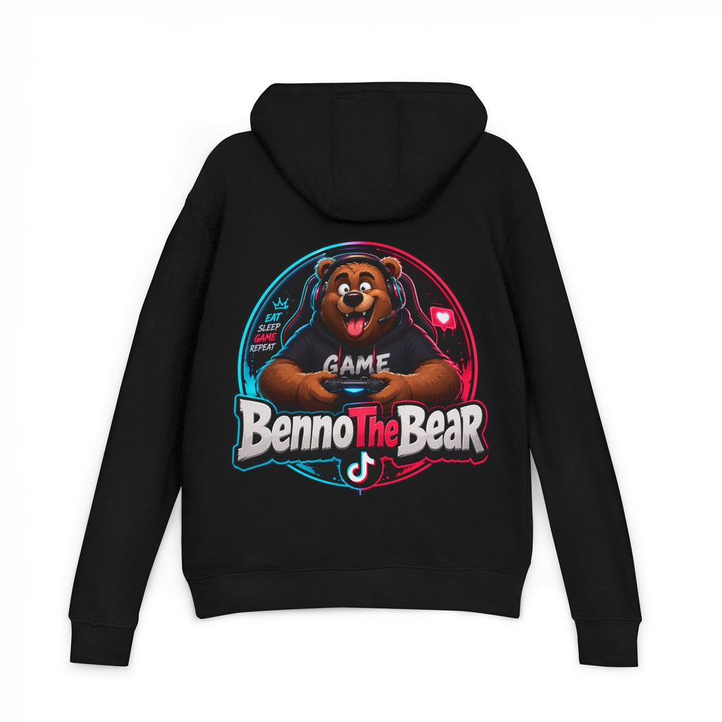 Benno The Bear Gaming Hoodie — Gamer Logo Pullover