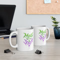 Abstract Colorful Lizard Mug — Artistic Reptile Ceramic Coffee Cup (11oz, 15oz)