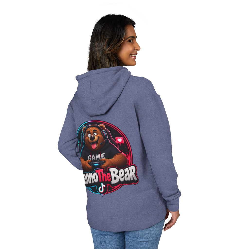 Benno The Bear Gaming Hoodie — Gamer Logo Pullover