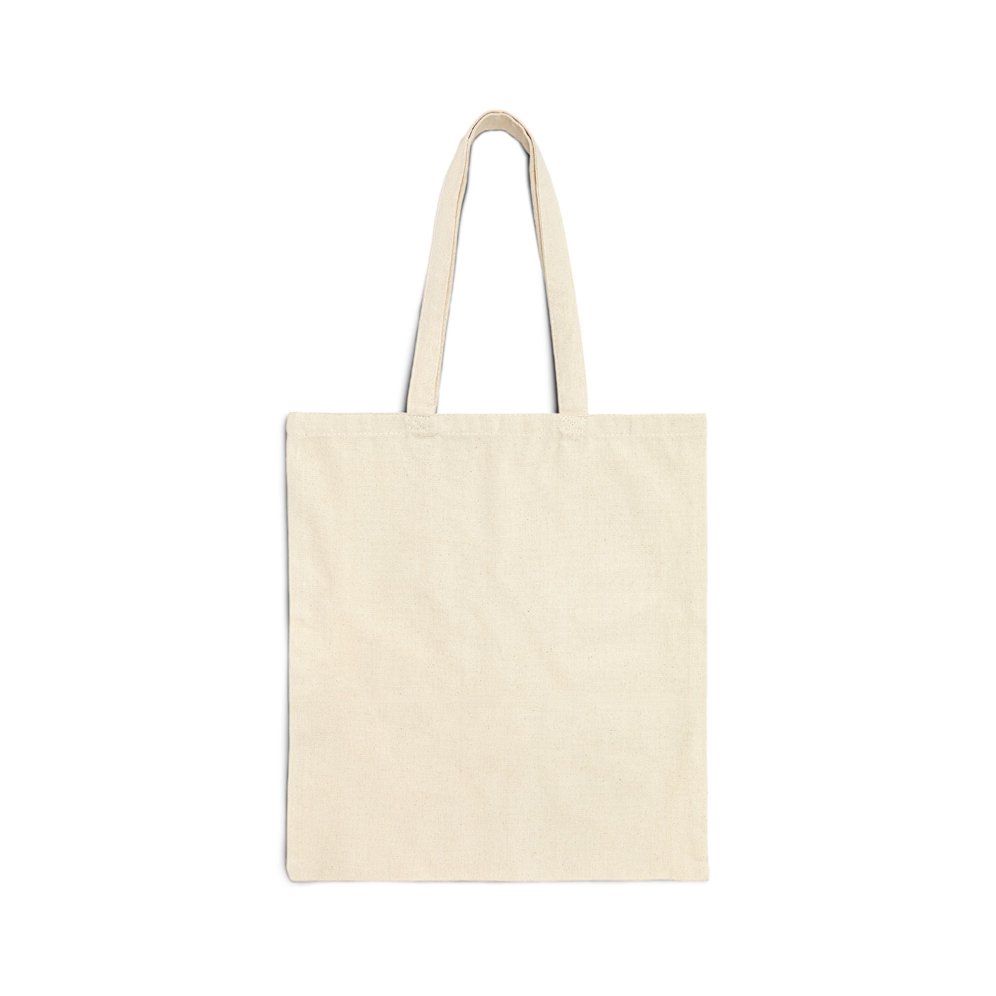 Next Level Tote Bag — Minimal Hexagon Logo with Sunset Accent