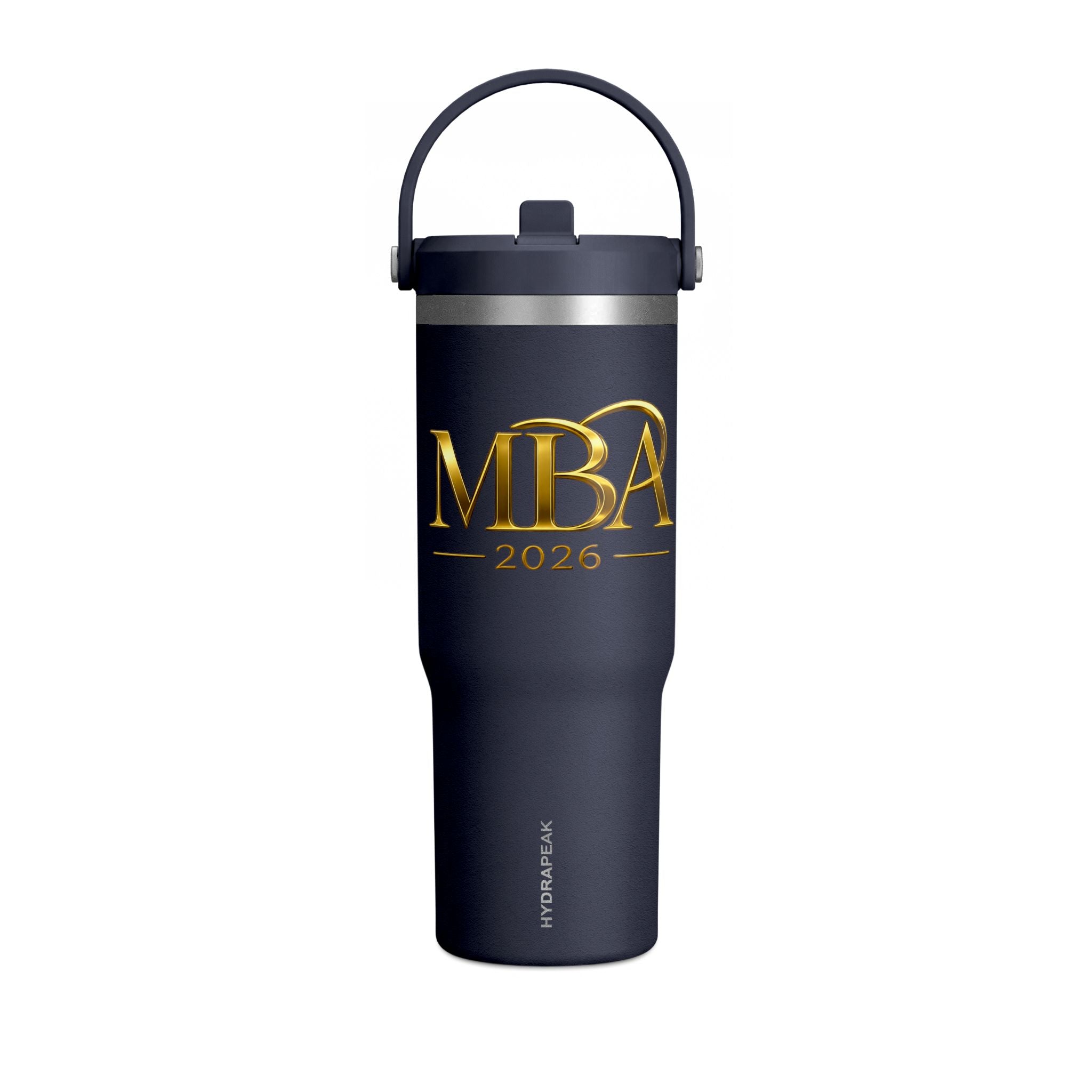 MBA 2026 Insulated 32oz Nomad Tumbler — Gold Crest Travel Mug