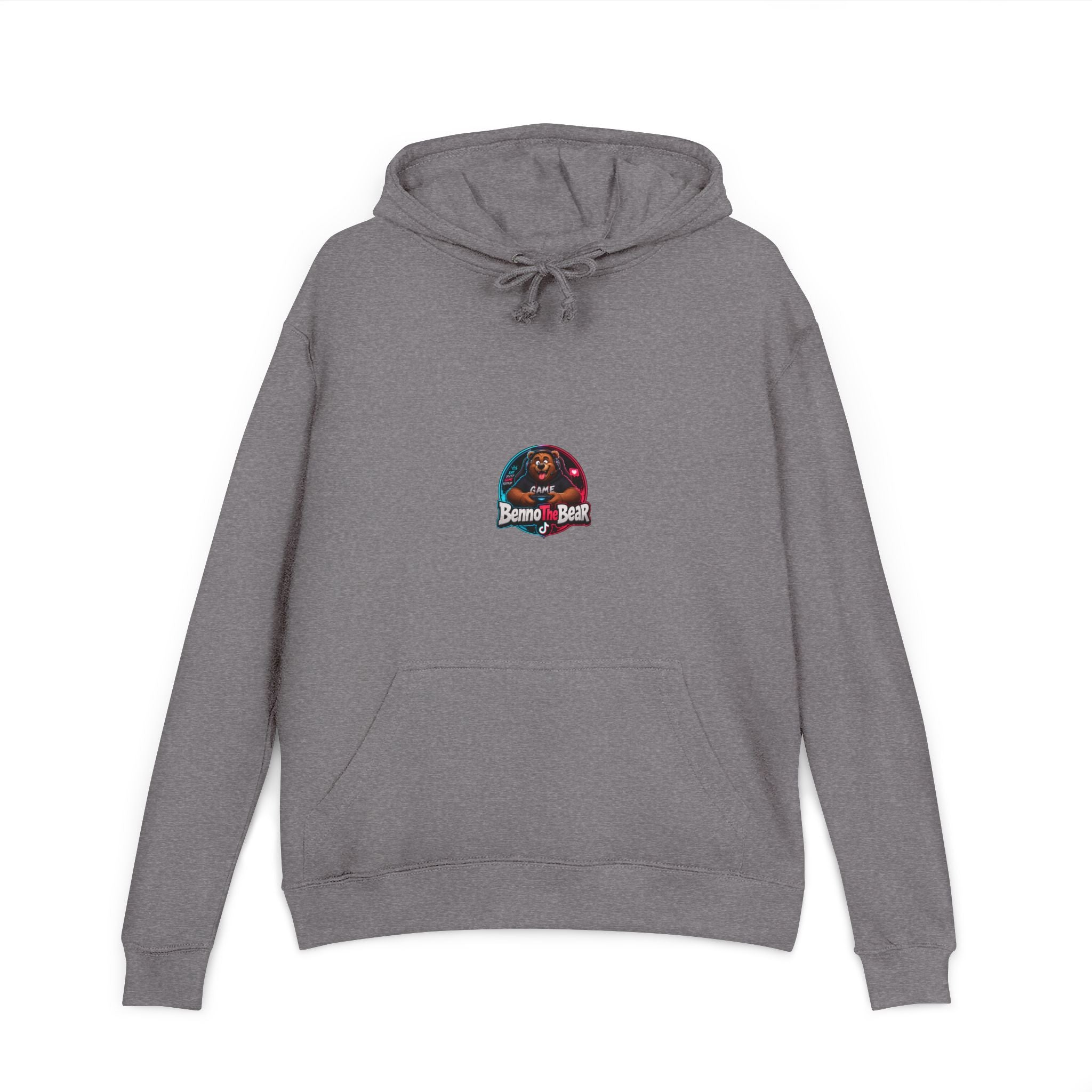 Benno The Bear Gaming Hoodie — Gamer Logo Pullover
