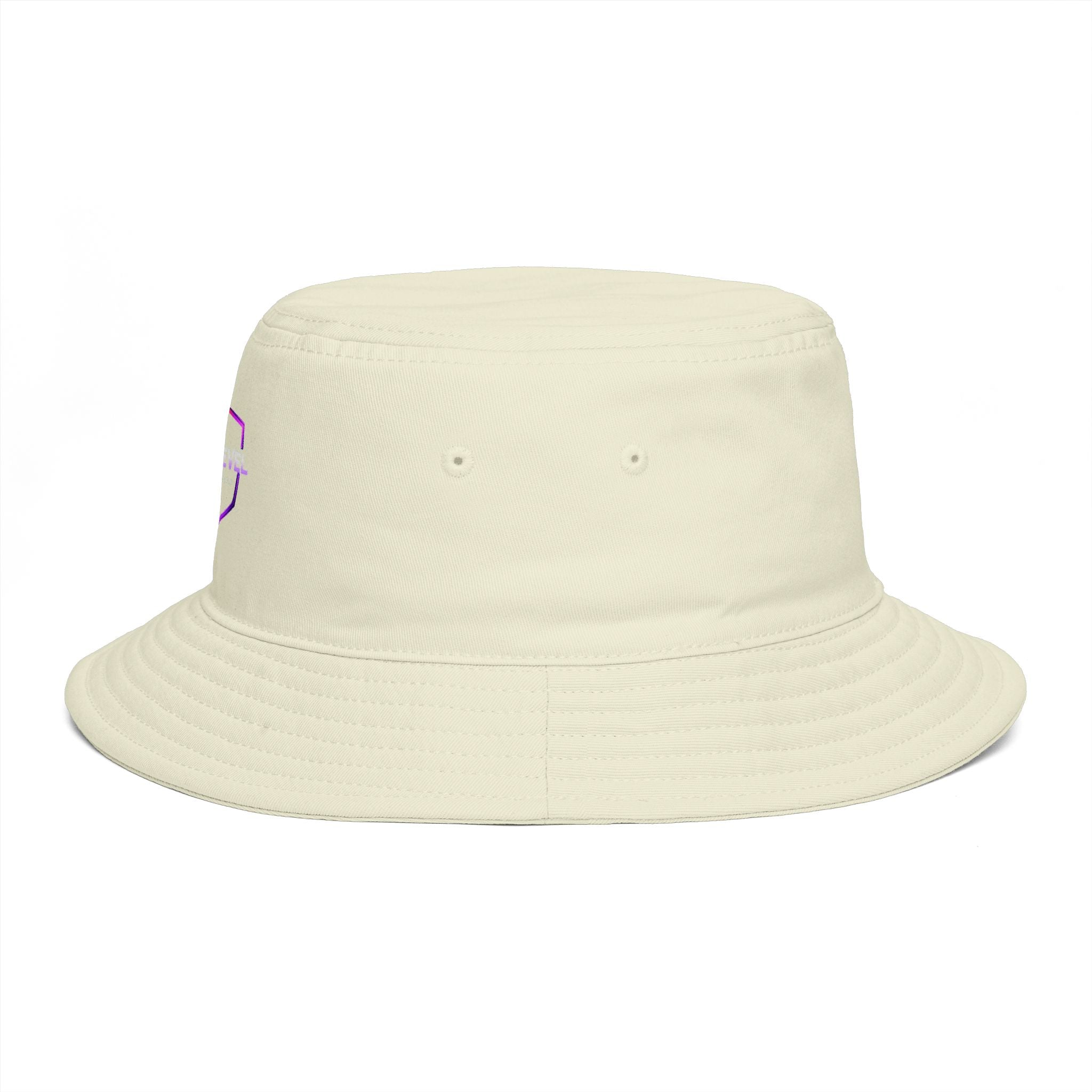 Next Level Creation Agency Brown Bucket Hat — Logo Embroidered Streetwear