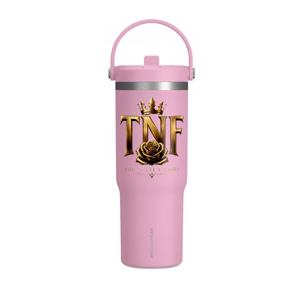 Nomad 32oz Tumbler — TNF 'The Naji Family' Gold Crown & Rose Insulated Travel Cup