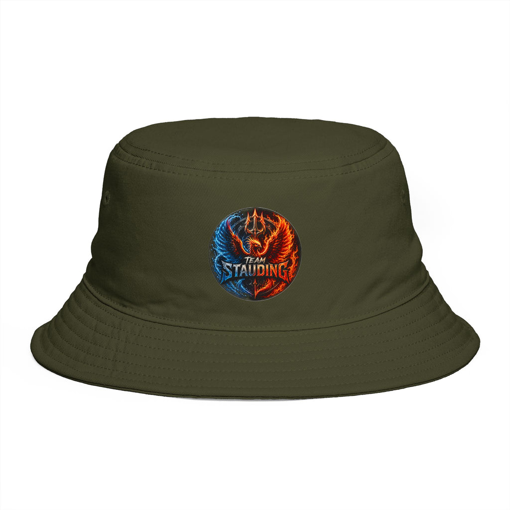 Next Level Creation Agency Brown Bucket Hat — Logo Embroidered Streetwear