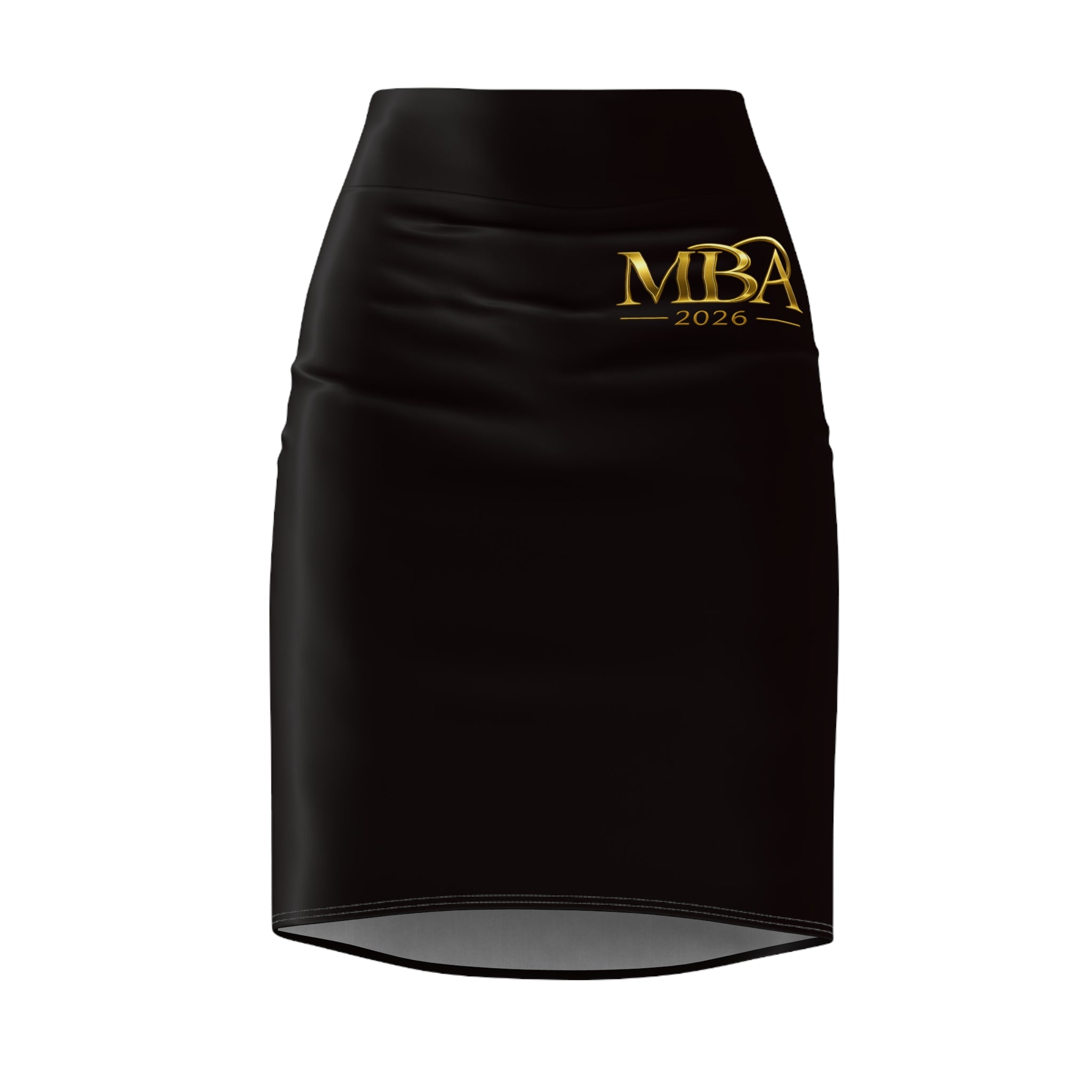 MBA 2026 Black Pencil Skirt — Professional Graduation Statement