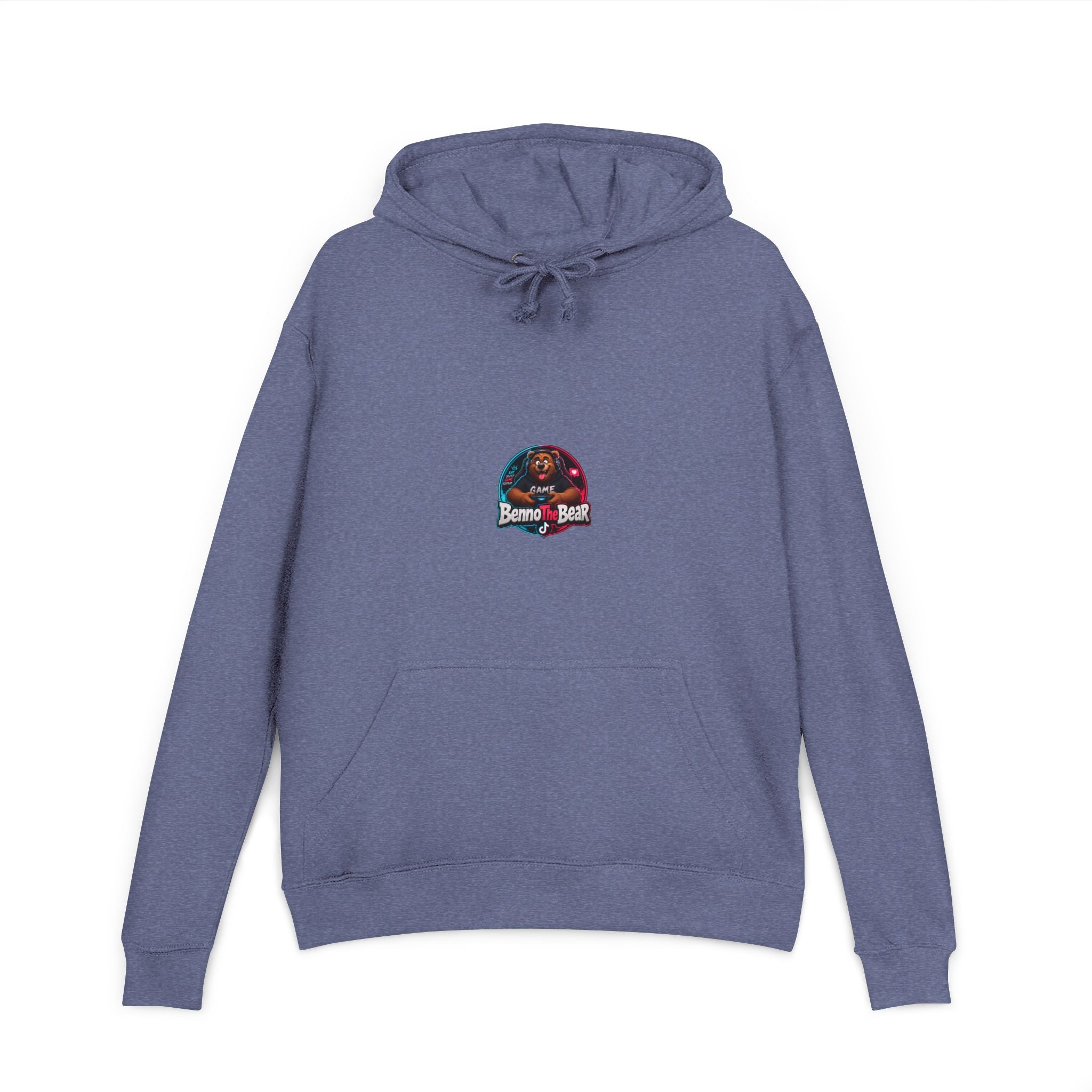 Benno The Bear Gaming Hoodie — Gamer Logo Pullover