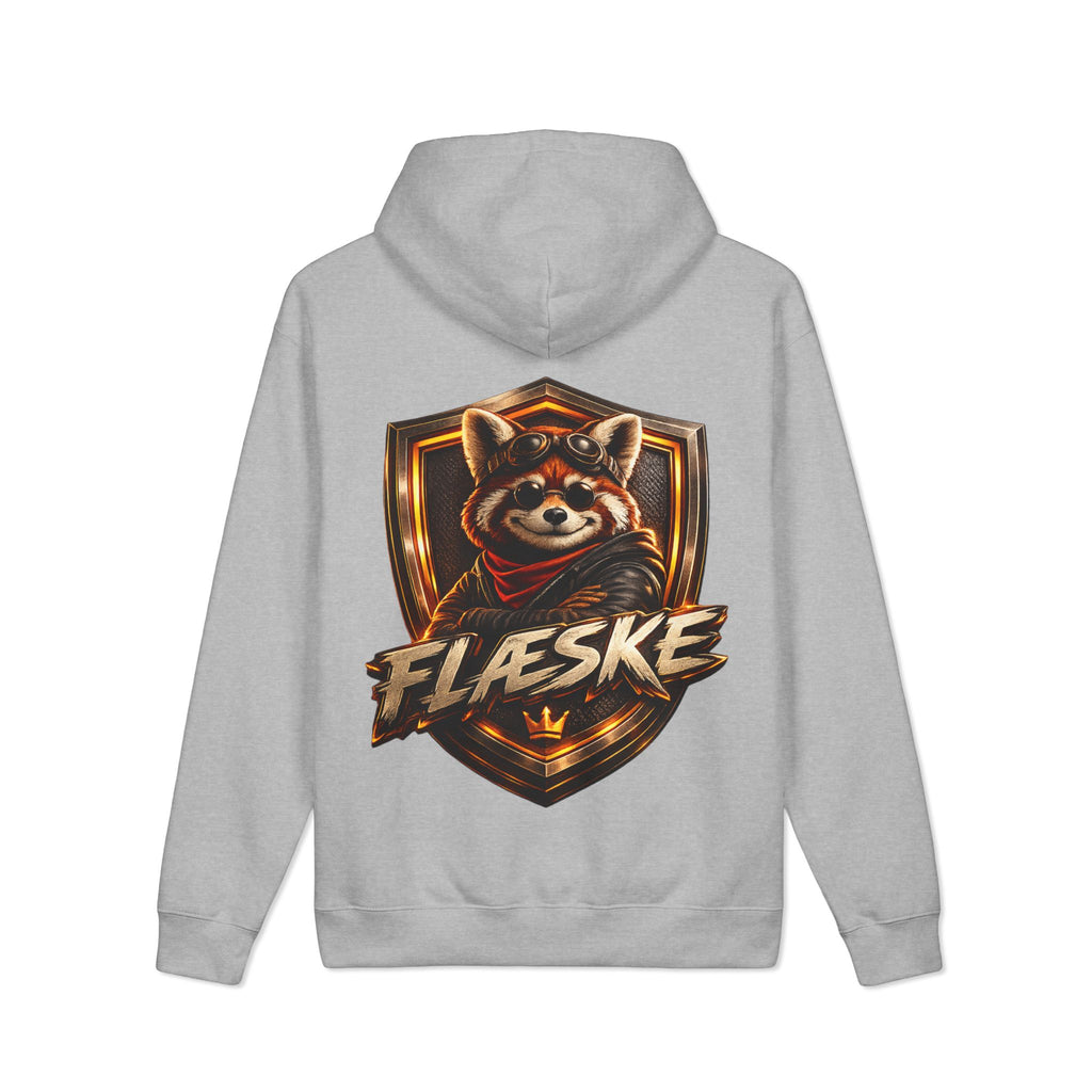 Hoodie — 'Flæske' Red Panda Crest Graphic Hoodie