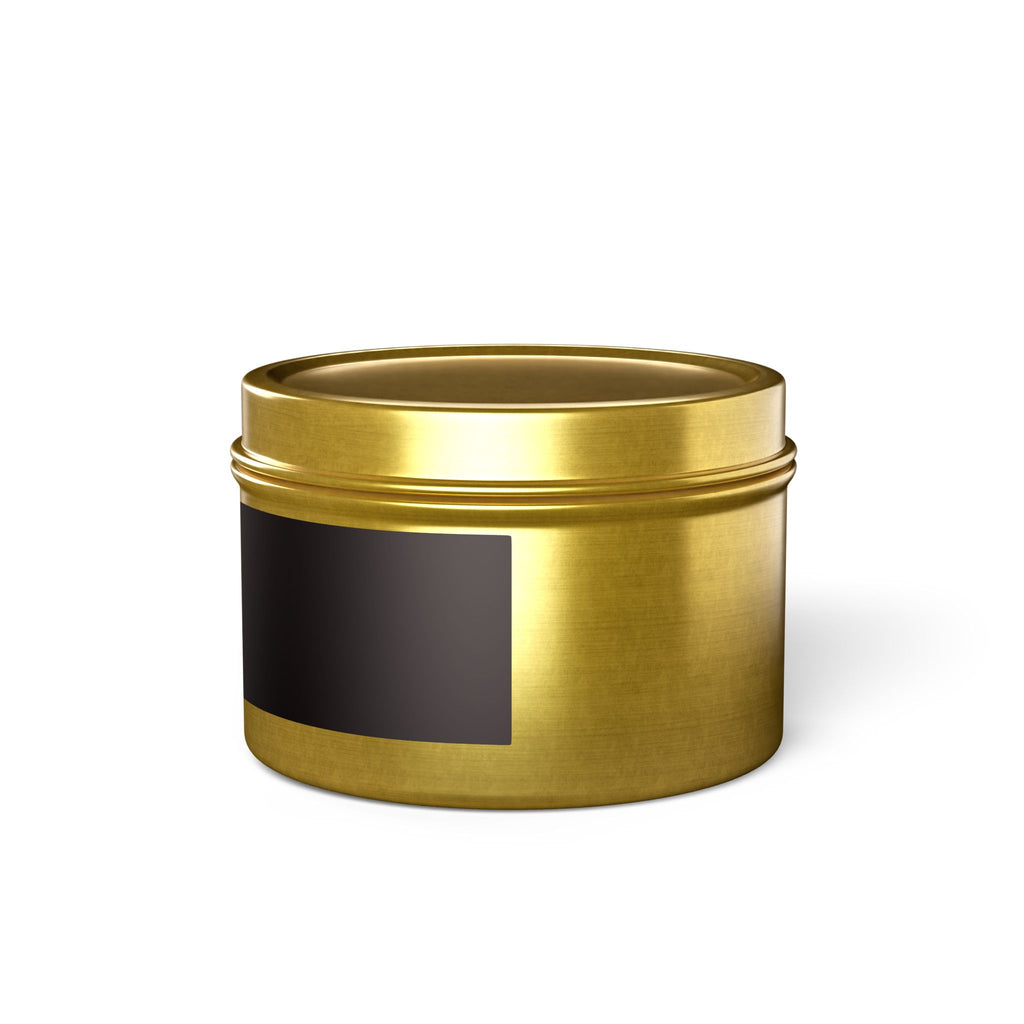 Black Tin Candle — Tonemo’s Romantic Rose Scented Travel Candle