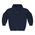 Bear Protector Zip Hoodie — 'Pas de Venin' Vintage Teddy Graphic