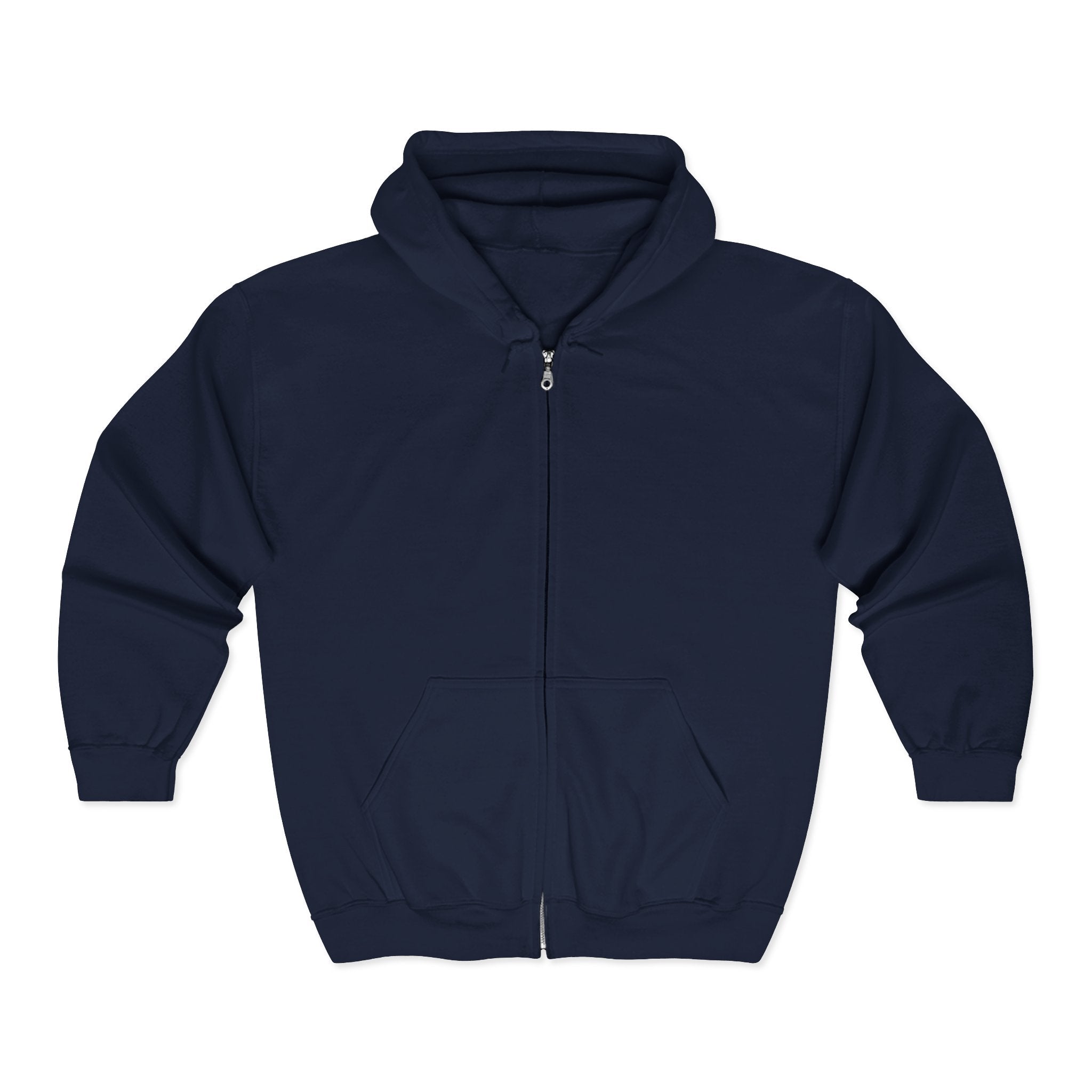 Bear Protector Zip Hoodie — 'Pas de Venin' Vintage Teddy Graphic
