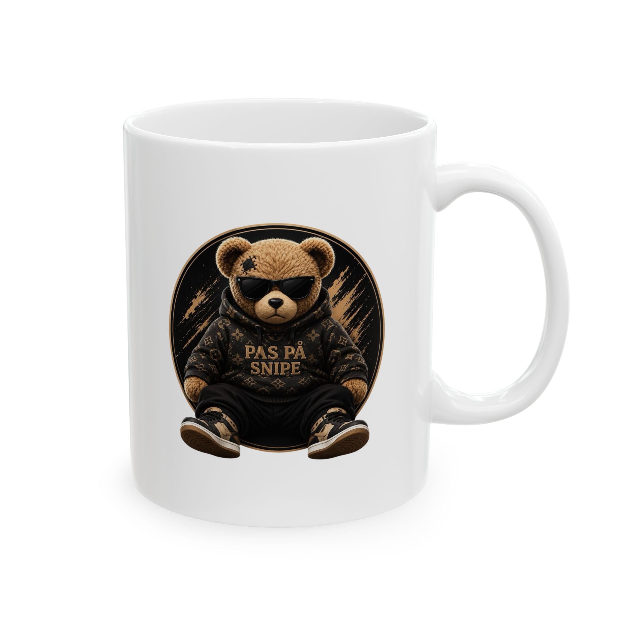 Ceramic Mug — Vintage Leather Baseball Glove Coffee Cup (11oz & 15oz)