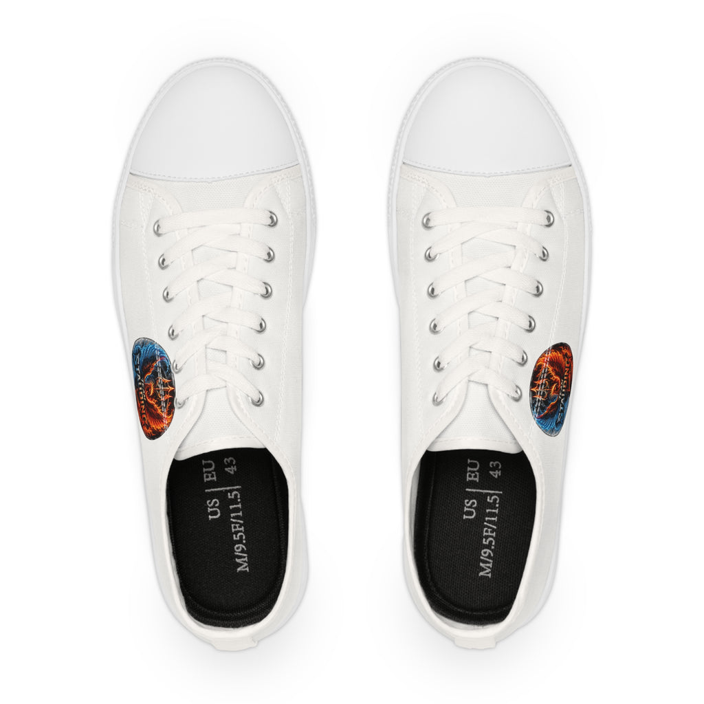 Staudings Low Top Sneakers — Double Planet Graphic Casual Canvas Shoes