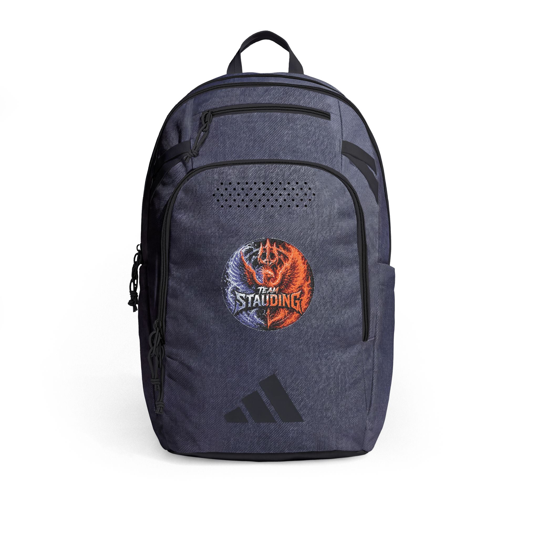 Stauding Tiger Crest Backpack — Athletic Daypack with Sequin Lion Patch