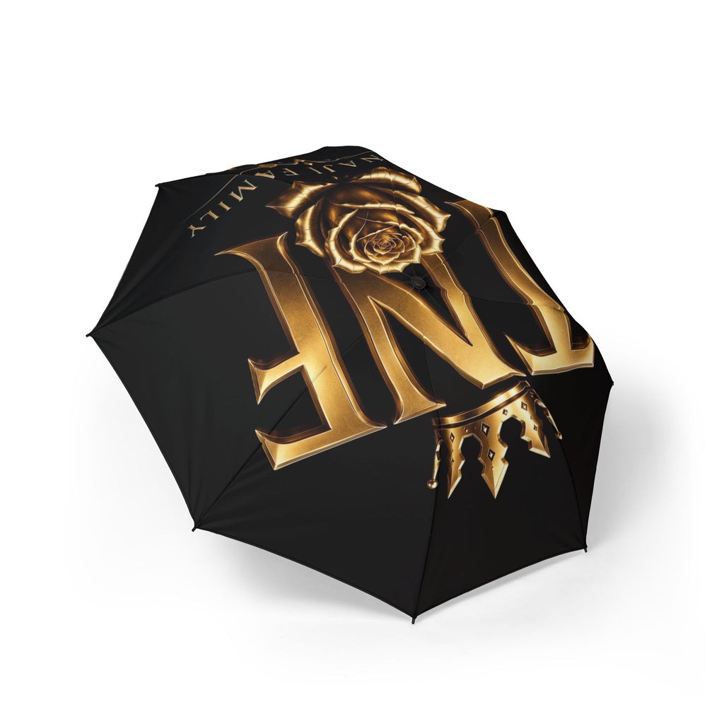 Gold Rose 'ONE' Foldable Umbrella — Elegant Compact Rain Protection