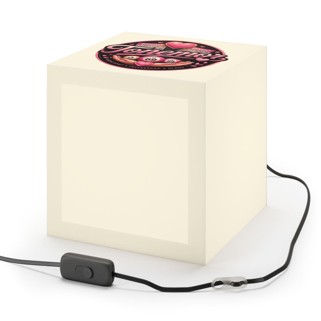 Light Cube Lamp — Tonemor Pink Bingo Heart Accent Lamp