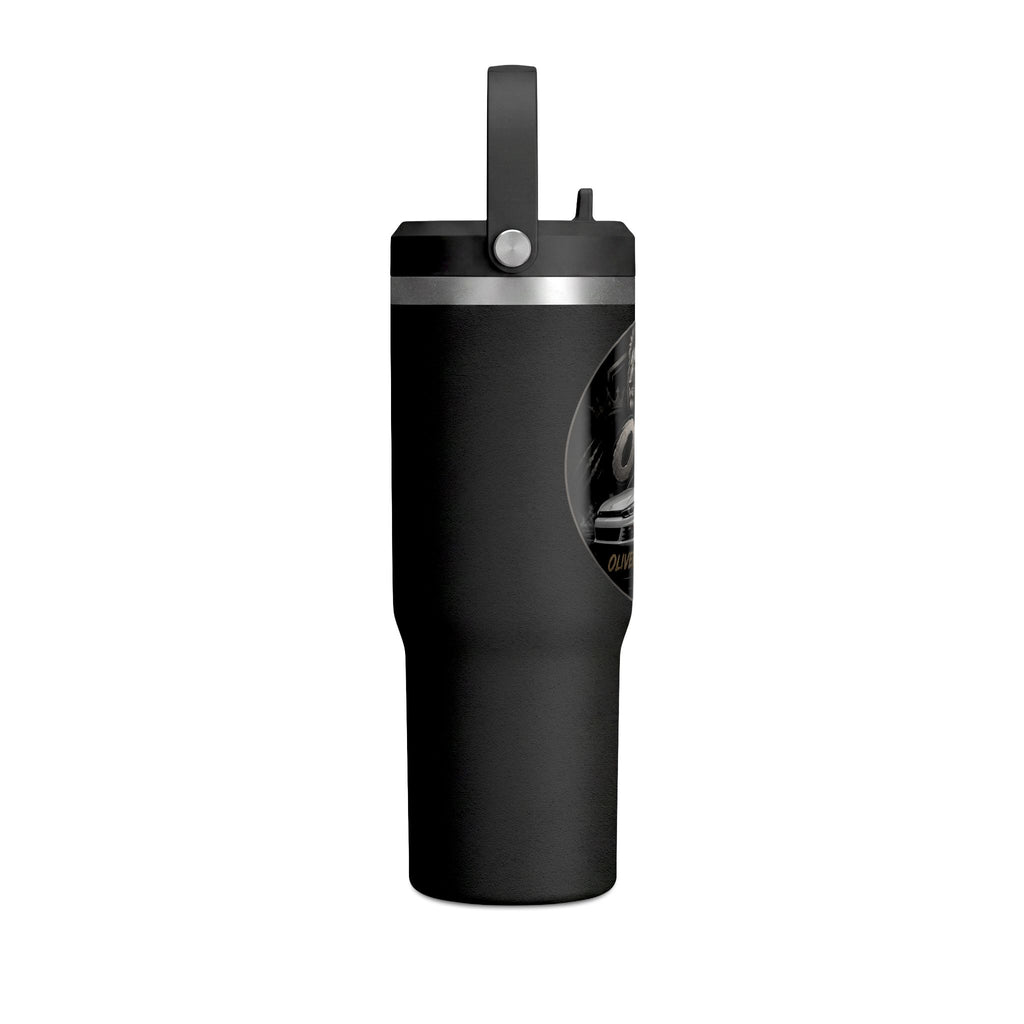 Nomad Tumbler 32oz – Black OTS Lion & Car Insulated Travel Tumbler