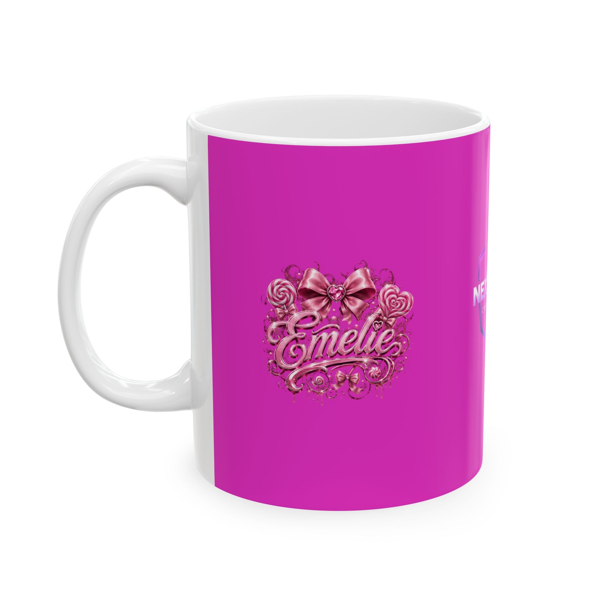 Ceramic Mug — Next Level Creator Agency Logo Coffee Cup (11oz & 15oz)
