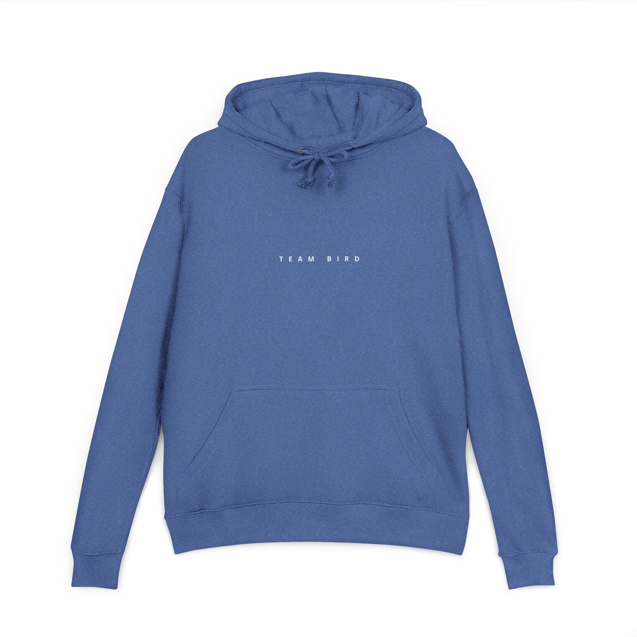 Butterfly Graphic Hoodie — "Team Bird" Blue Wing Pullover