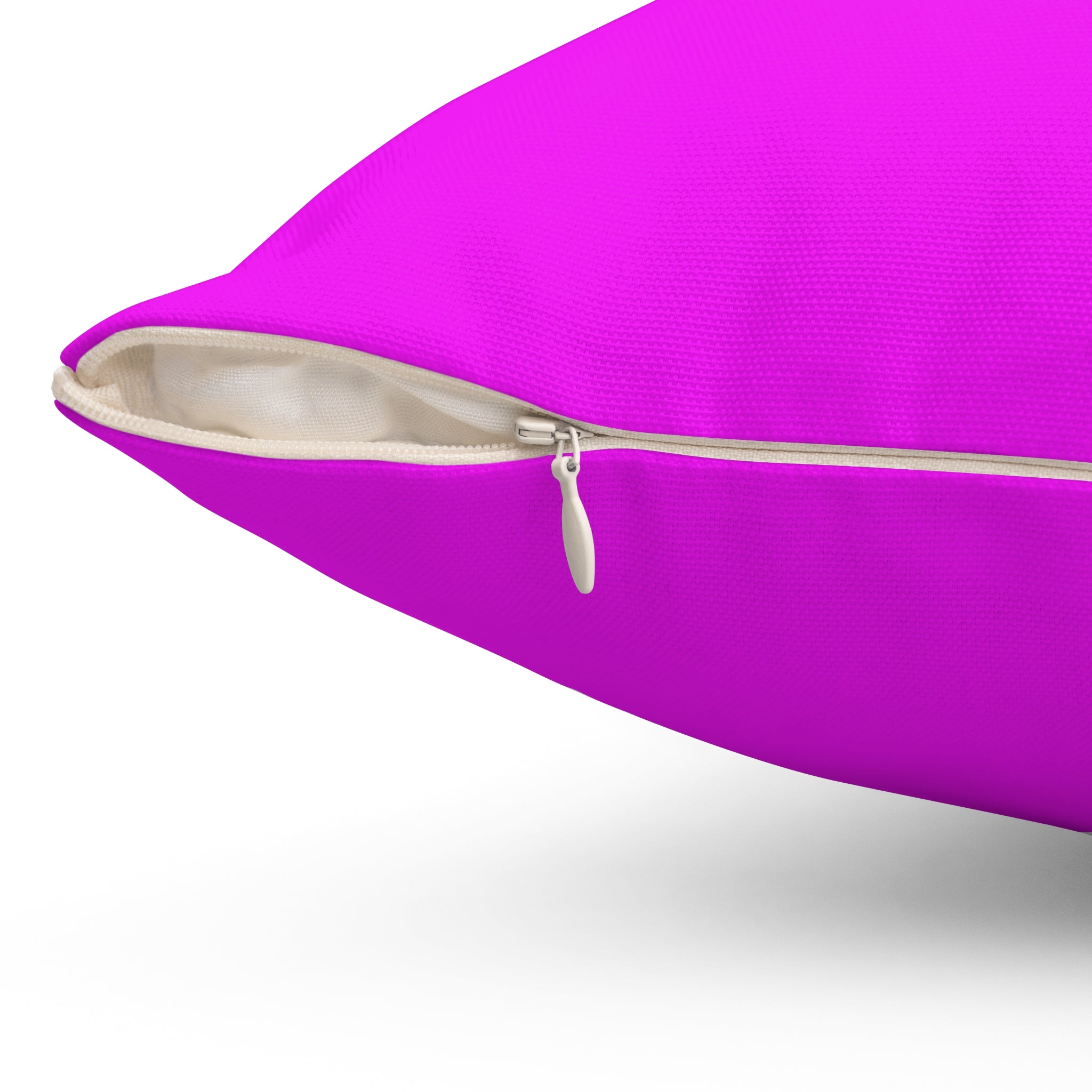 MBA 2026 Decorative Throw Pillow — Gold Lettering on Hot Pink