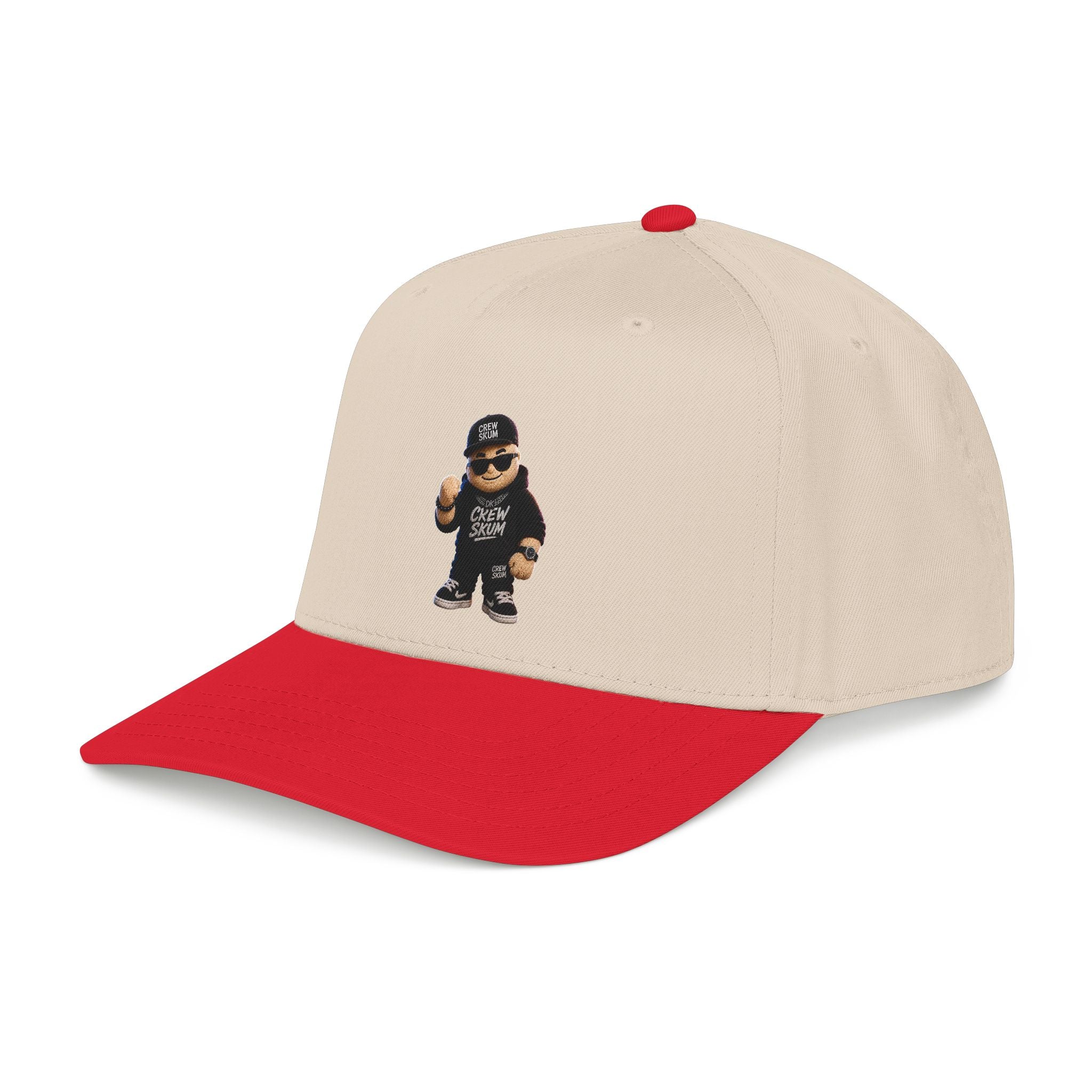 Emo Bear Streetwear Baseball Cap — 'Crew Strong' Embroidered Dad Hat