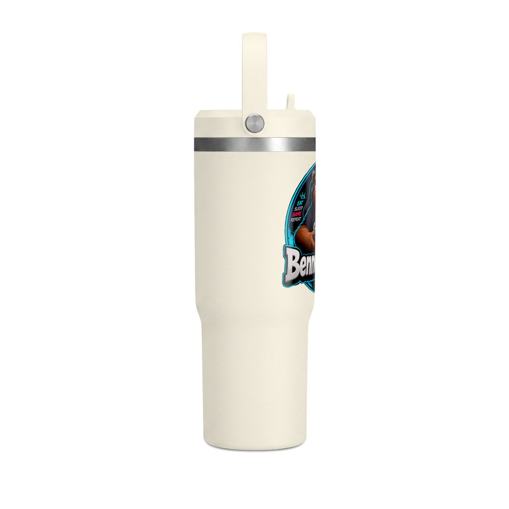 Benno The Bear 32oz Tumbler — Insulated Gaming Travel Bottle