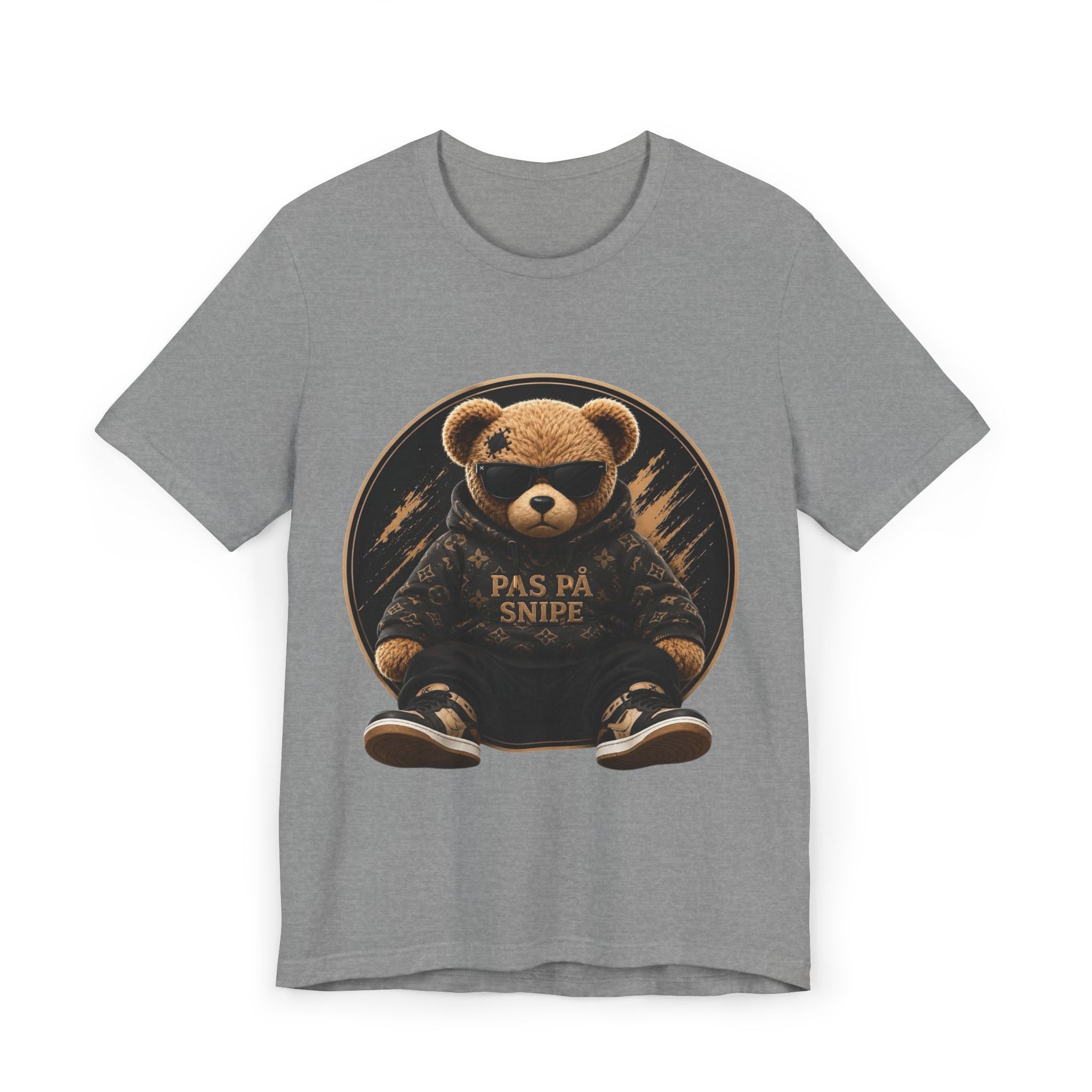 T‑Shirt — 'Pas På Snipe' Teddy Bear Graphic Tee
