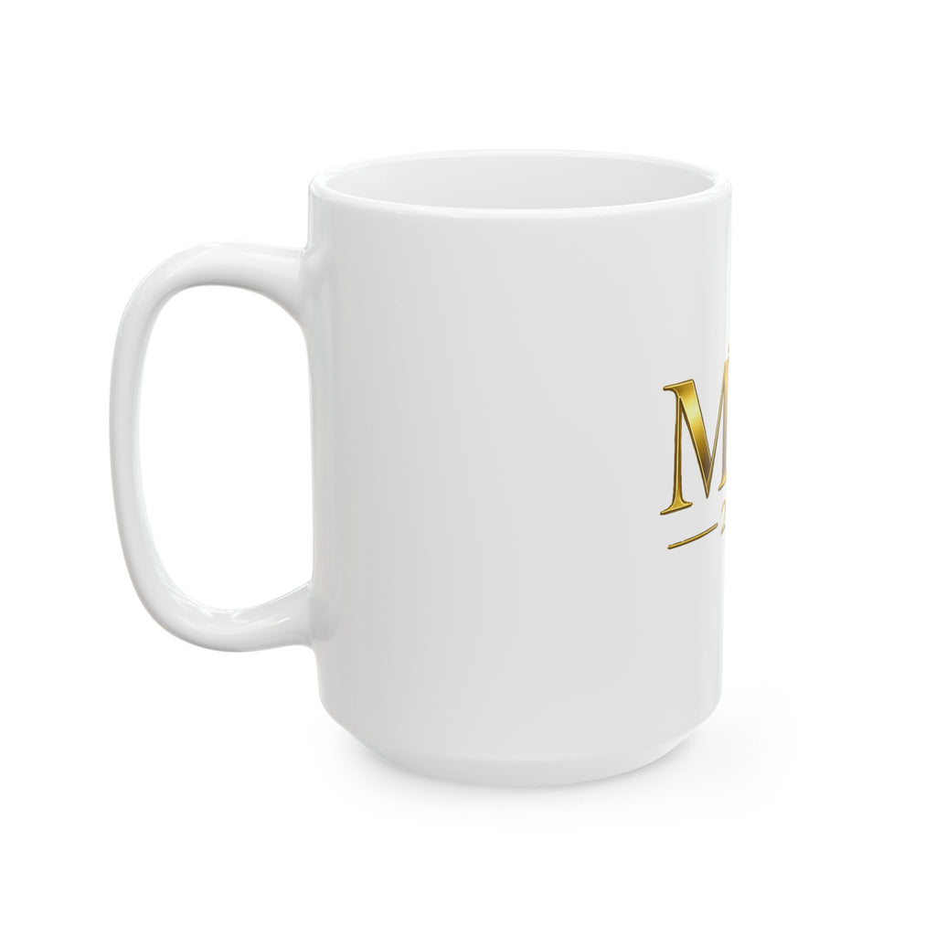MBA 2026 Graduation Mug — Gold Crest Ceramic Coffee Cup (11oz & 15oz)