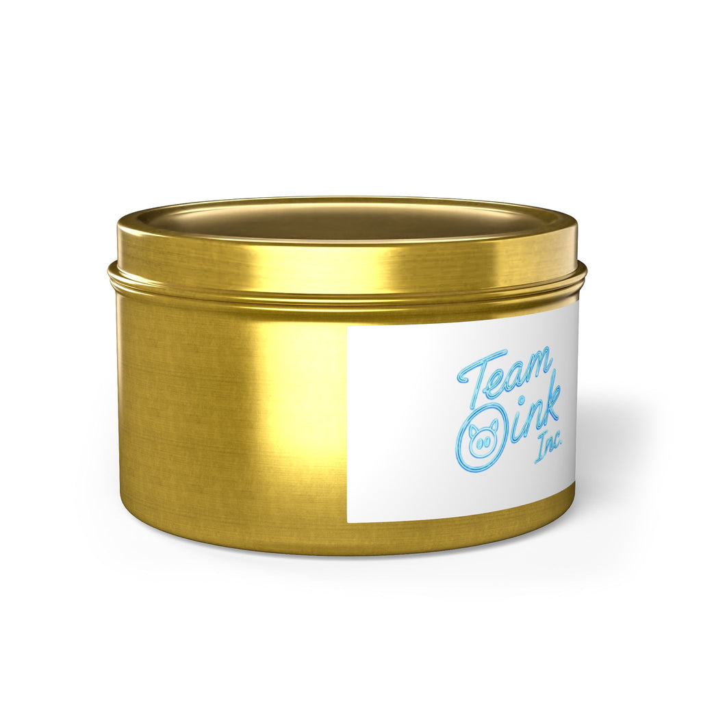 Team Oink Tin Candle — Scented Travel Candle in Portable Tin