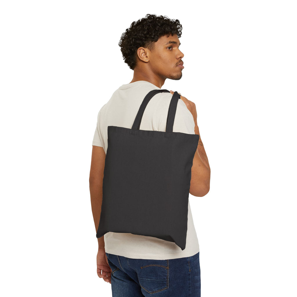 Next Level Tote Bag — Minimal Hexagon Logo with Sunset Accent