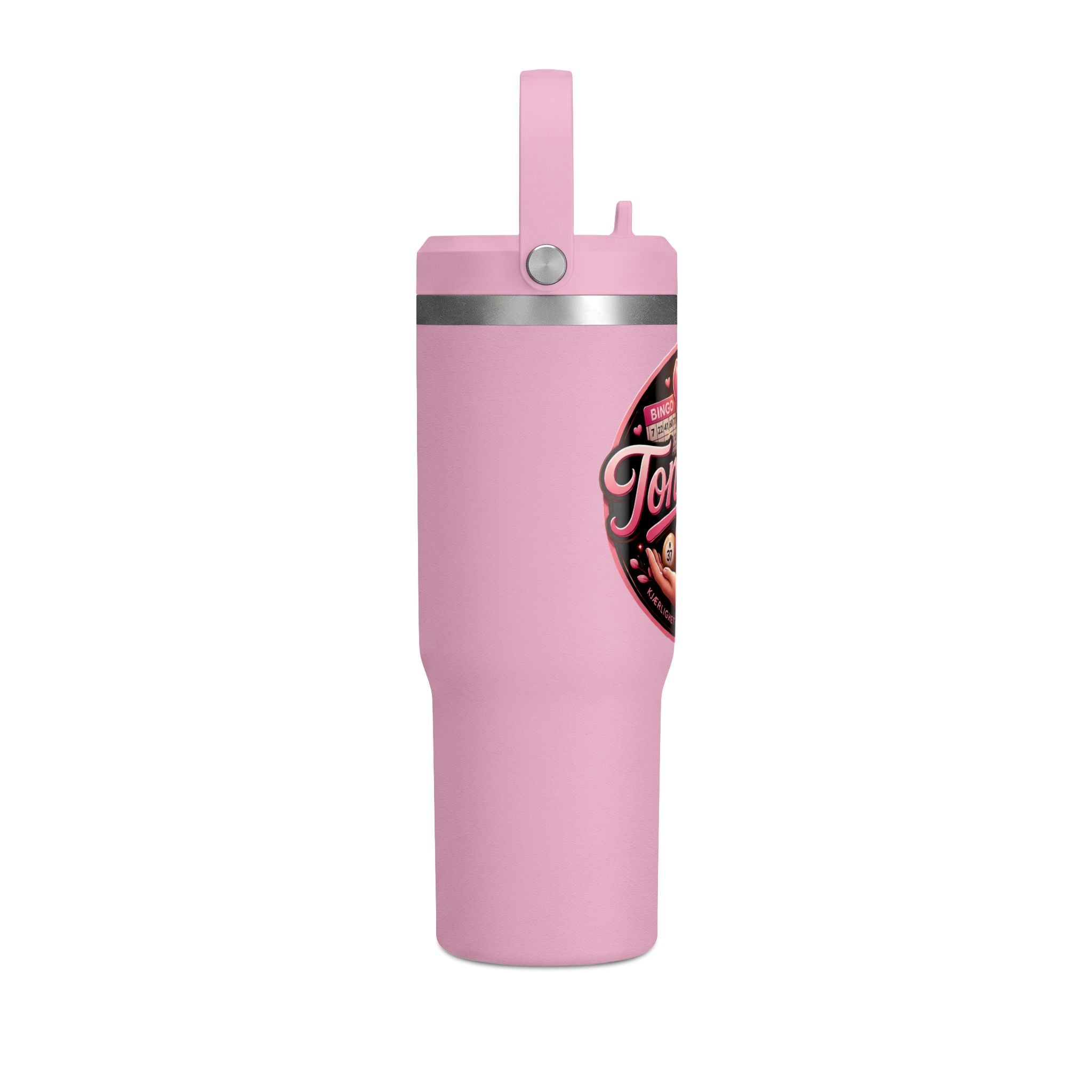 Nomad 32oz Tumbler — Pink Retro Tonemor Heart Logo Travel Mug