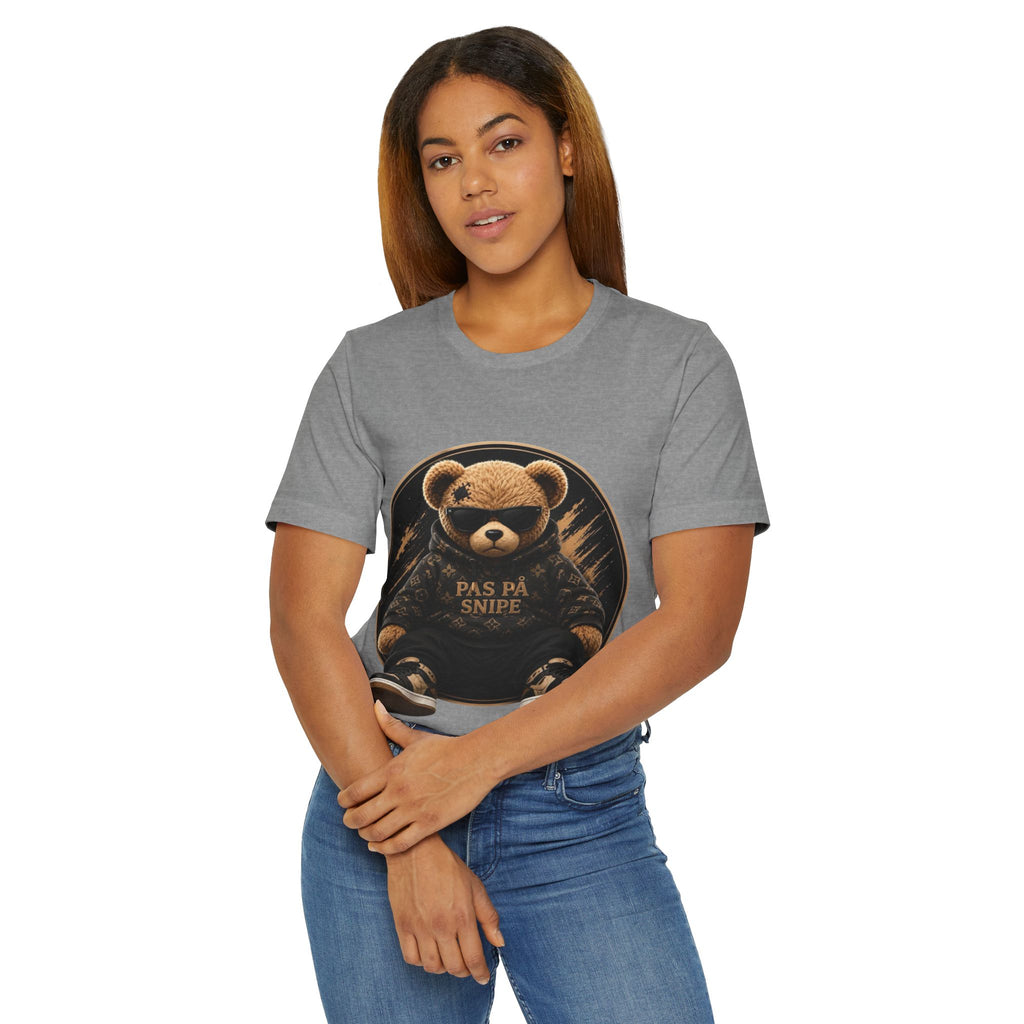 T‑Shirt — 'Pas På Snipe' Teddy Bear Graphic Tee