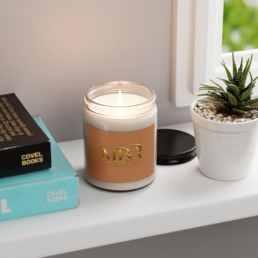 MBA 2026 Scented Soy Candle — Graduation Keepsake 9oz